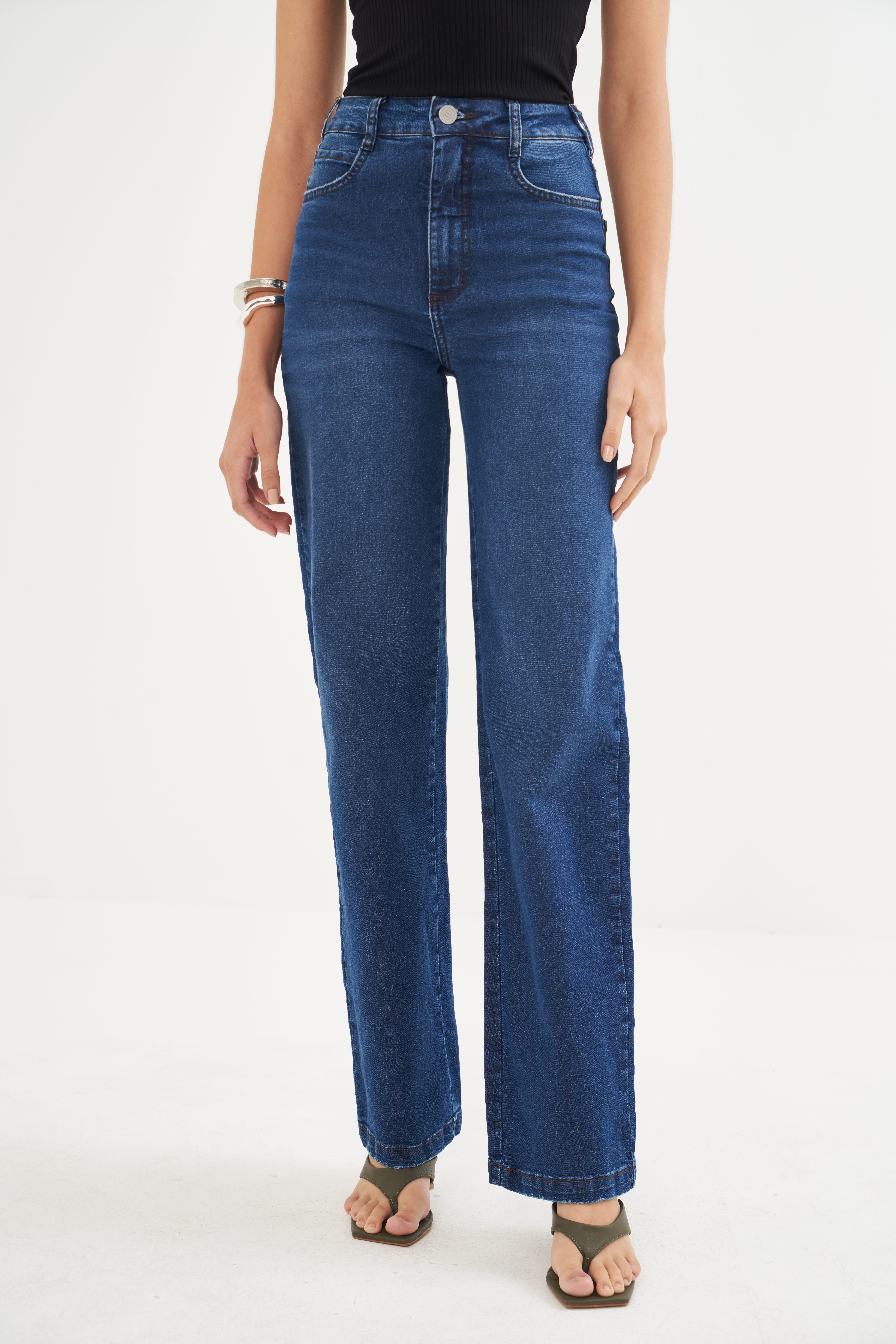 CALÇA JEANS BERLIM STRETCH 40 INDIGO
