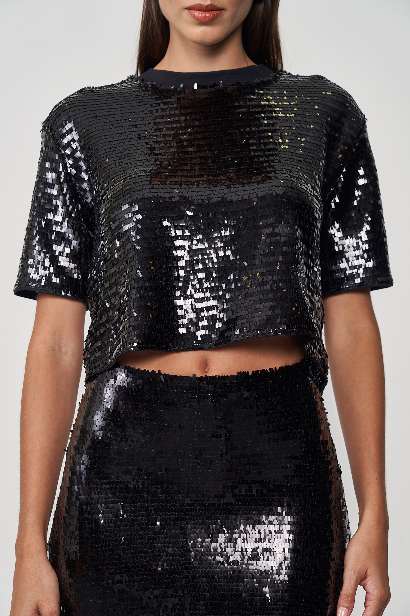 CAMISETA PAETÊ G PRETO