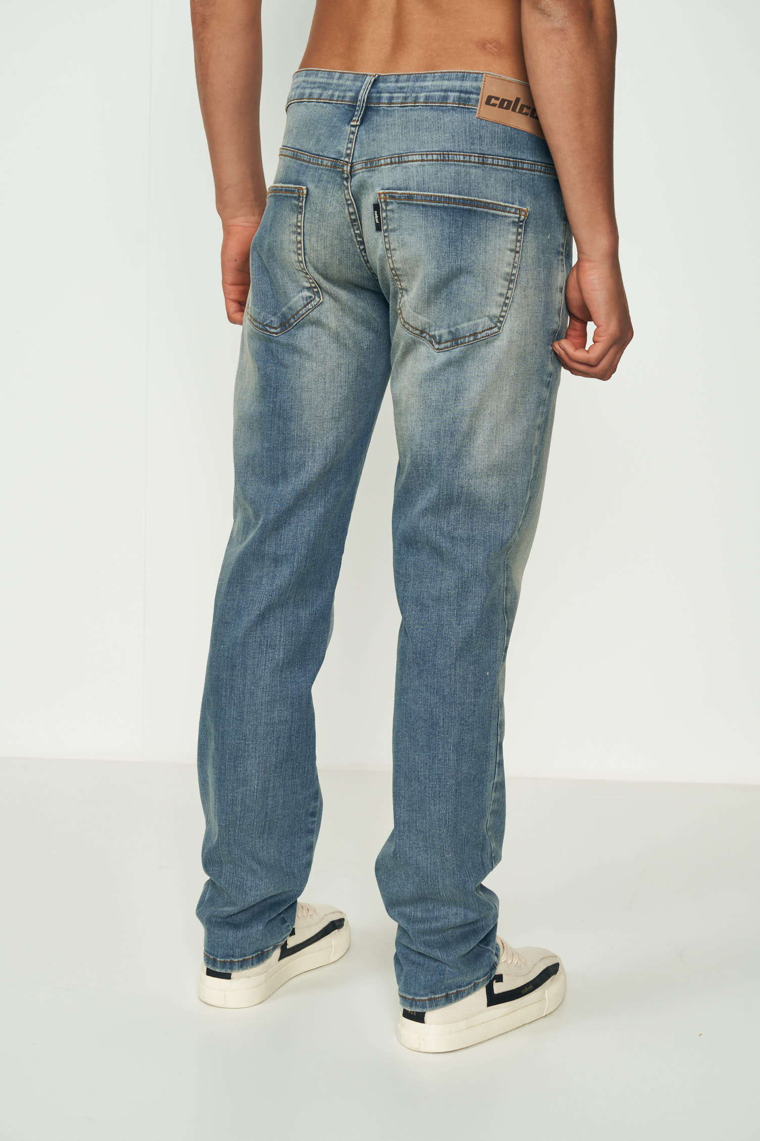 CALÇA JEANS ALEX SLIM 44 INDIGO