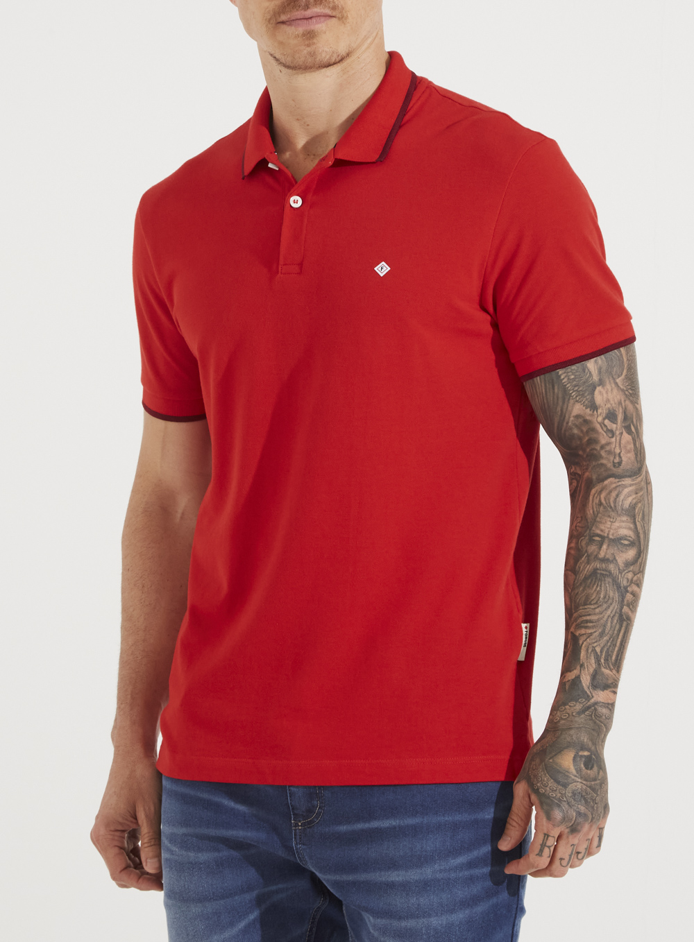 POLO FORUM M VERMELHO SPARKLY