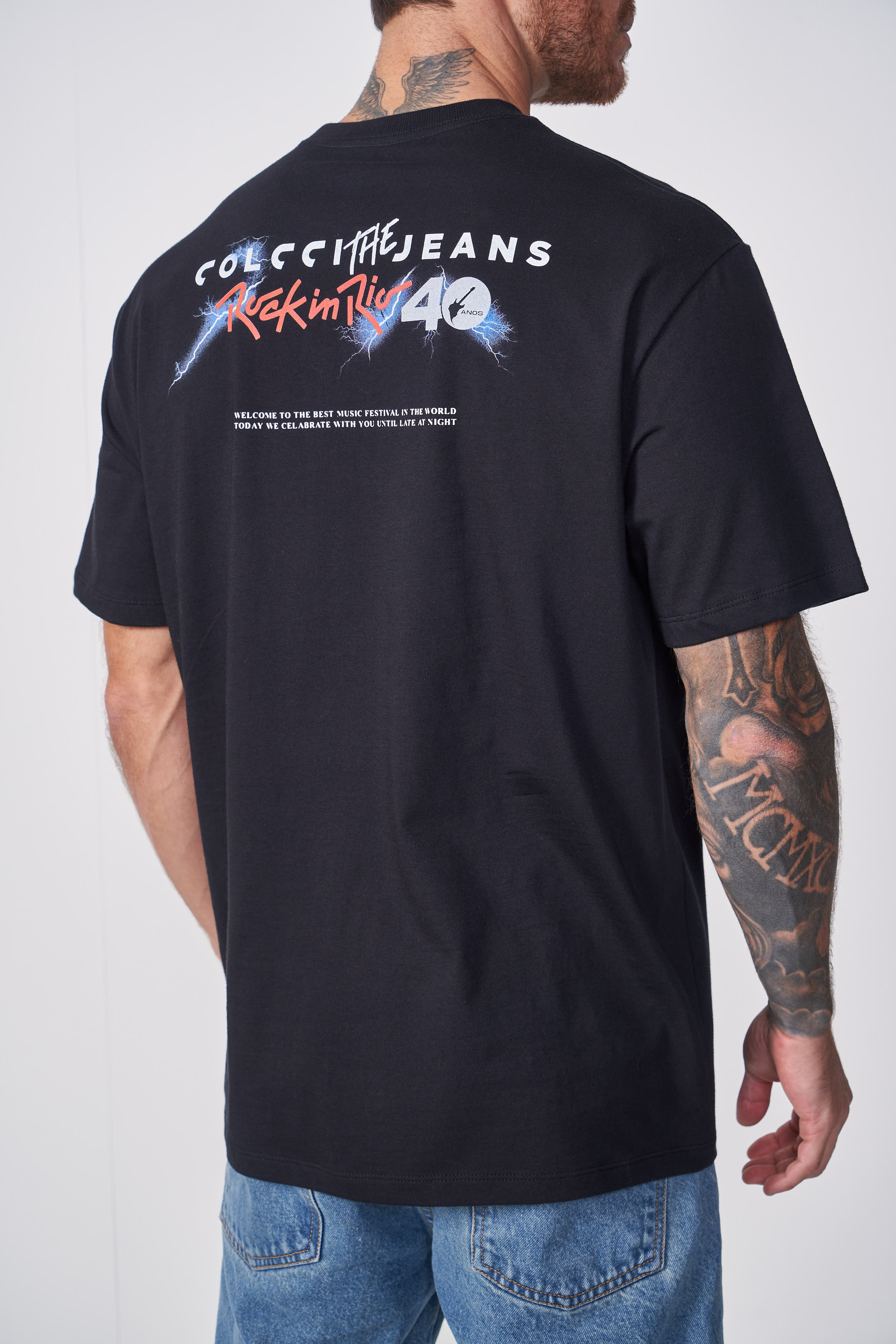 CAMISETA COLCCI JEANS G PRETO