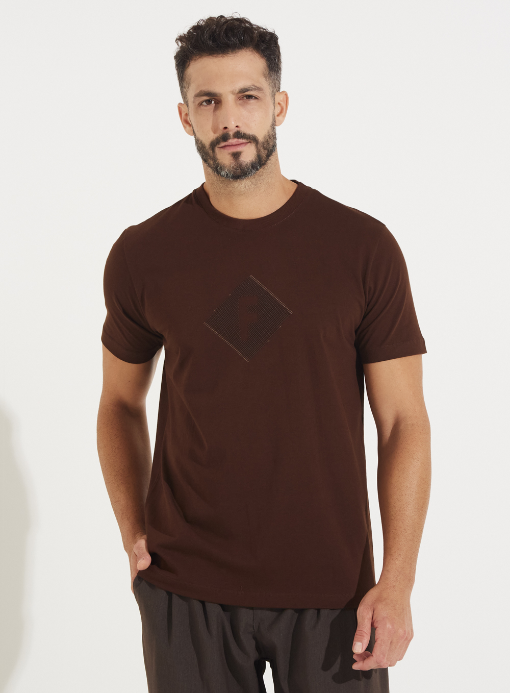 CAMISETA FORUM M MARROM NOBUCK