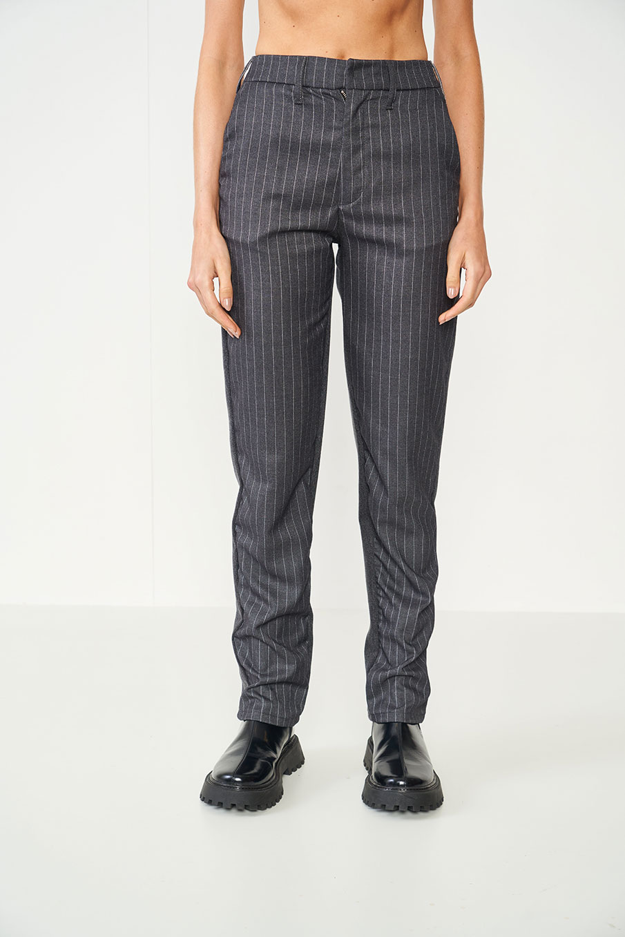 CALÇA COLCCI 36 INDIGO/LISTRADO