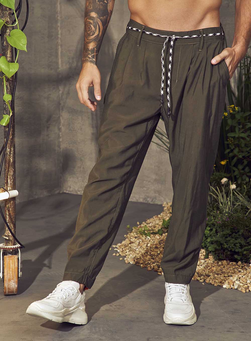 CALÇA COLCCI 42 VERDE CILANTRO