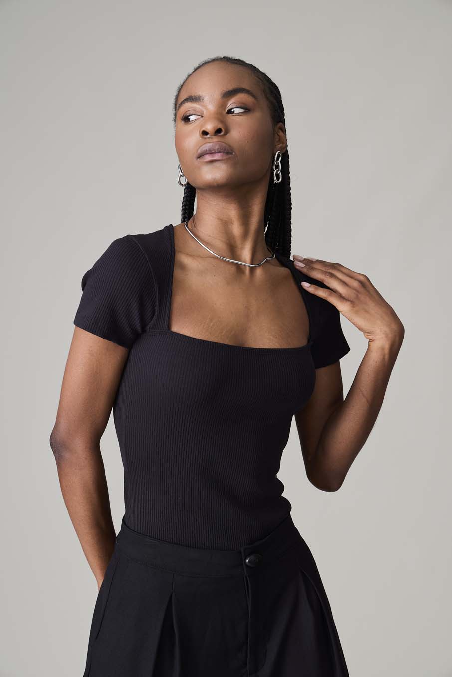 BLUSA CANELADA G BRANCO