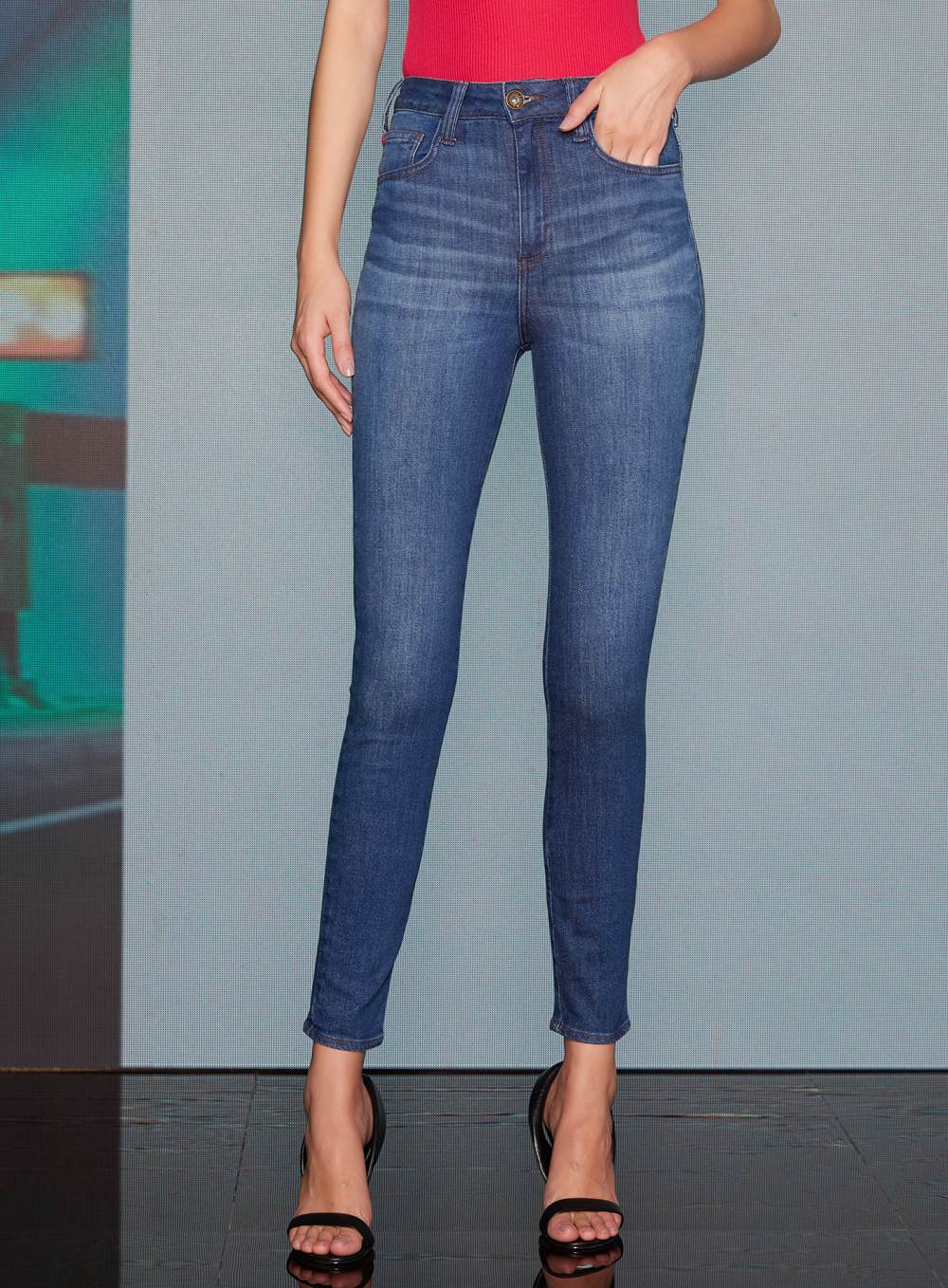 CALÇA JEANS SABRINA CIGARRETE 36 INDIGO