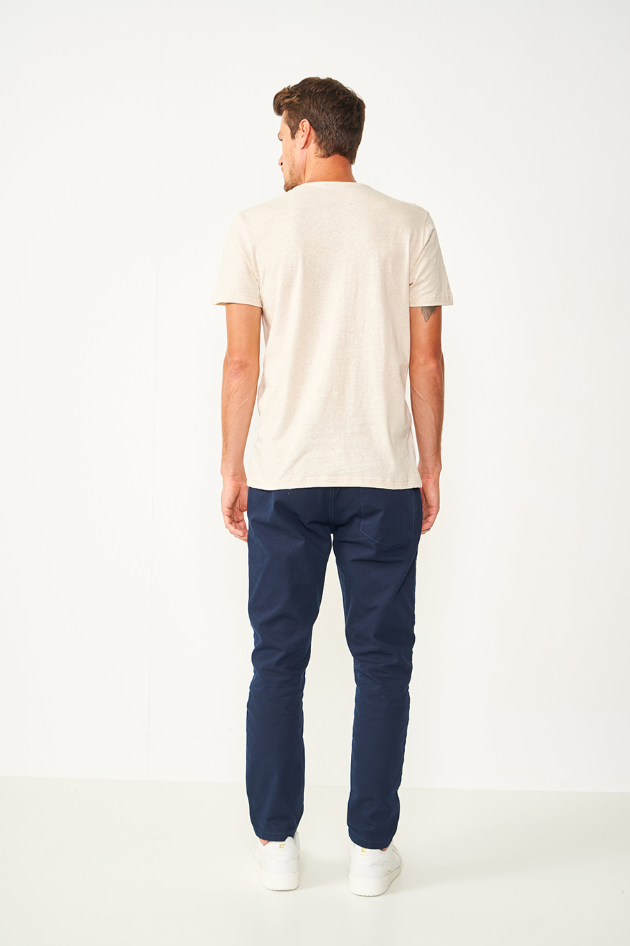 CAMISETA COLCCI P BEGE TAUPE