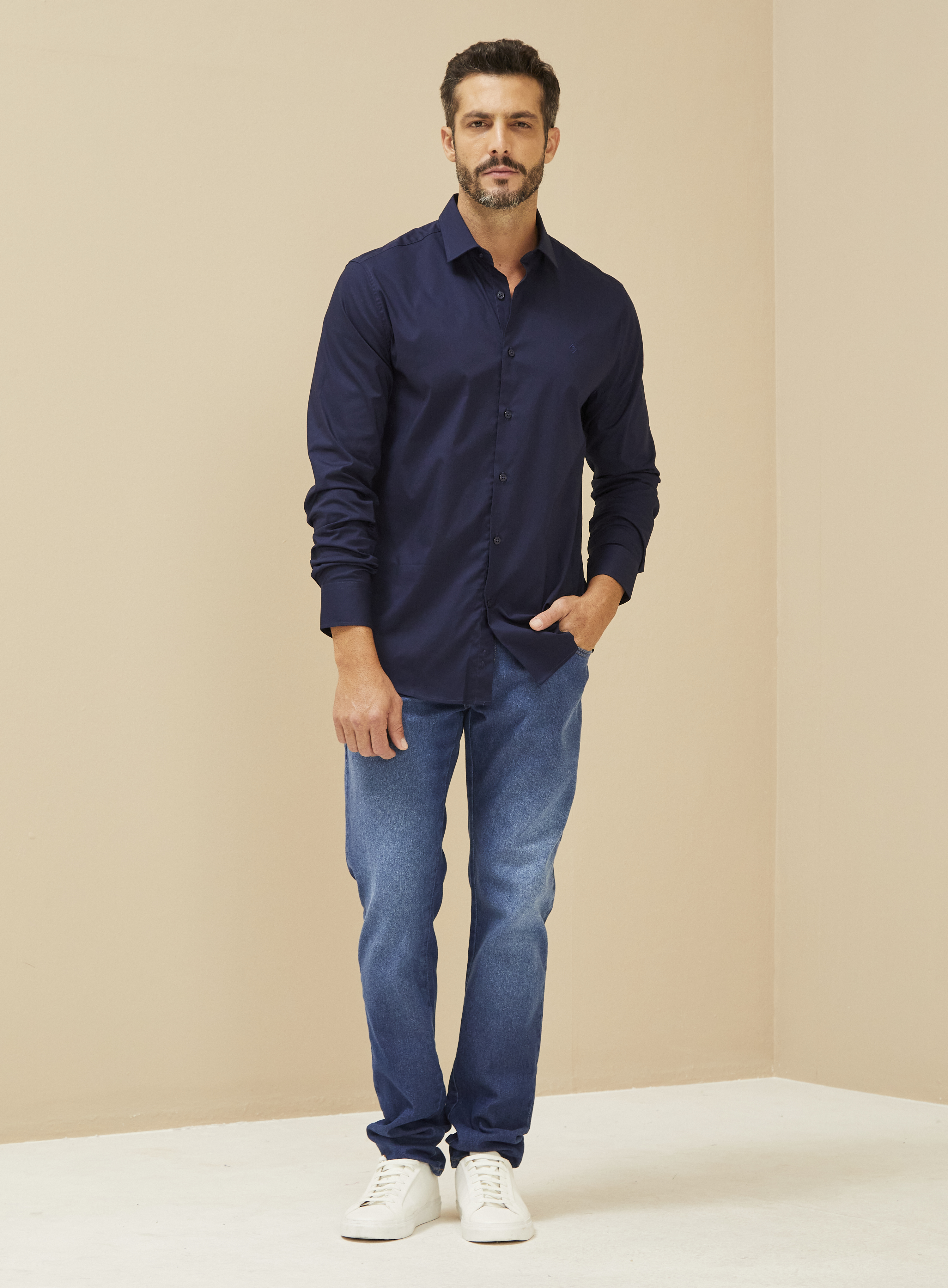 CALÇA JEANS IGOR SKINNY 42 INDIGO