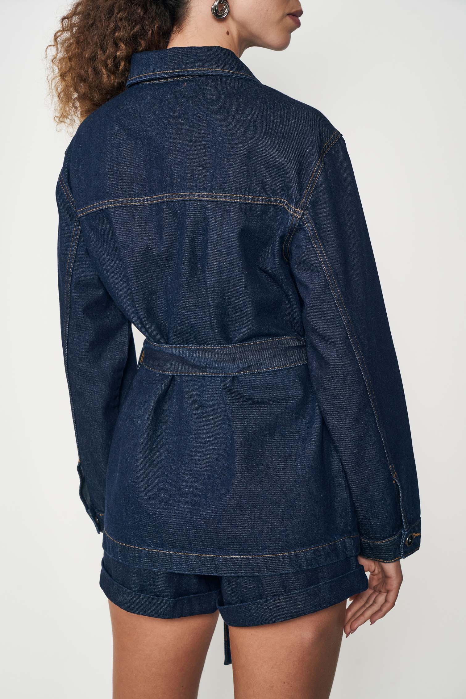 JAQUETA JEANS GG INDIGO