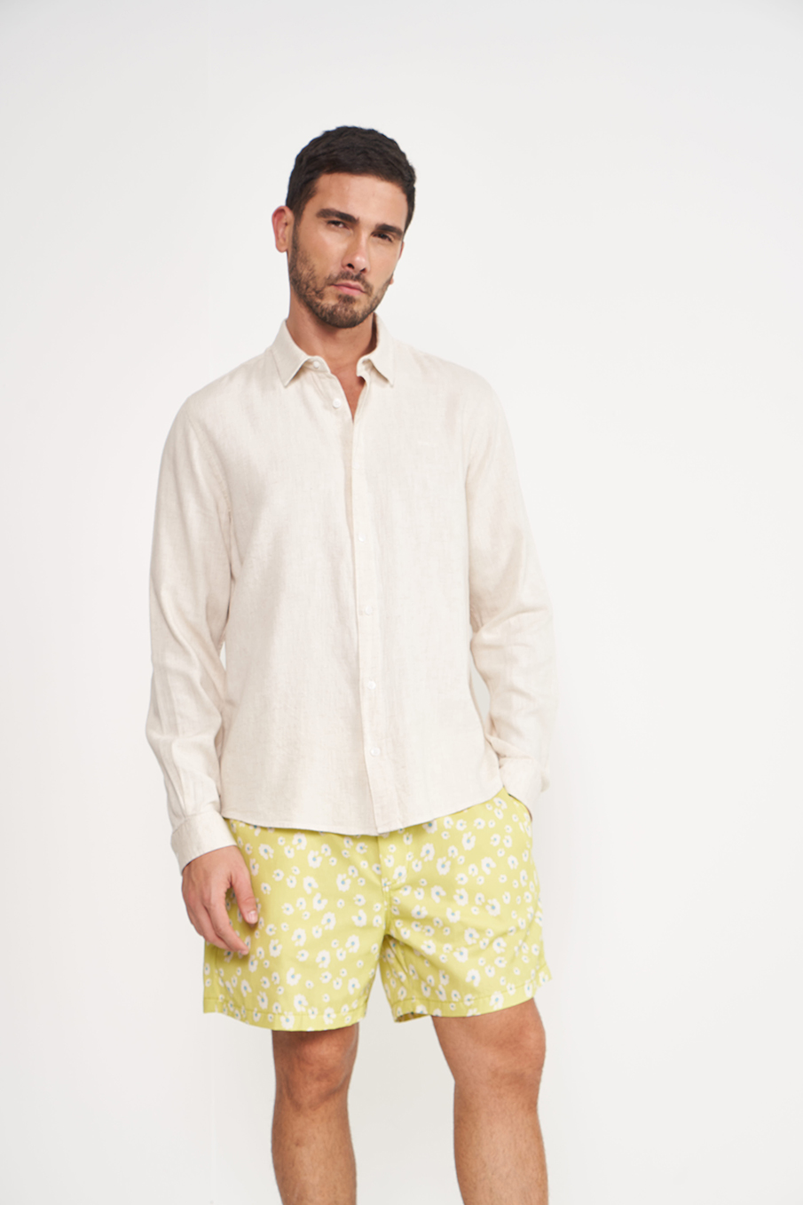 CAMISA LINHO RELAX GG OFF SHELL