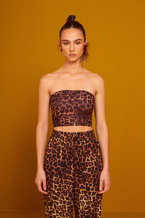TOP TULE ESTAMPADO G JAGUAR FELINE