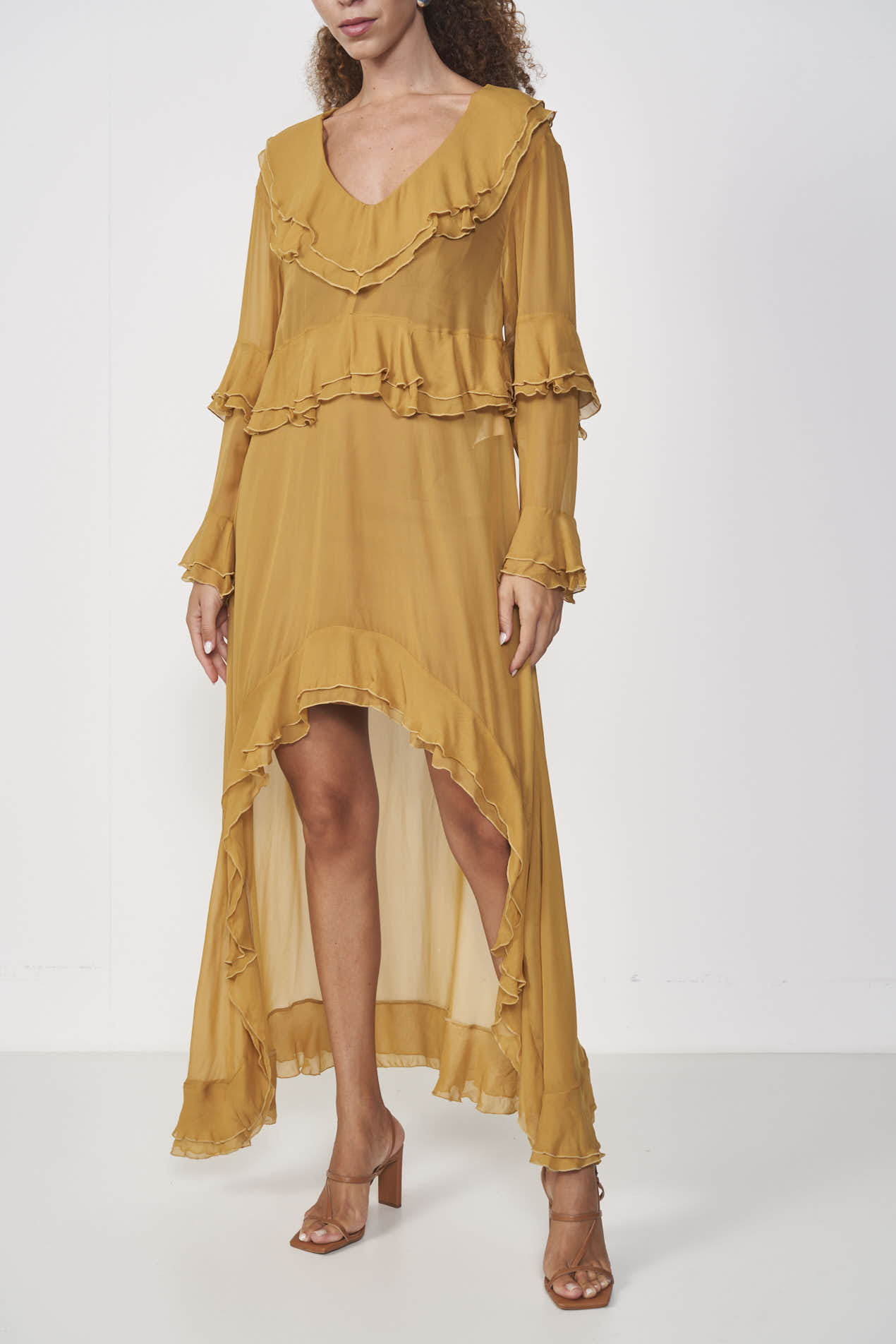 VESTIDO COLCCI M MARROM EBBELA