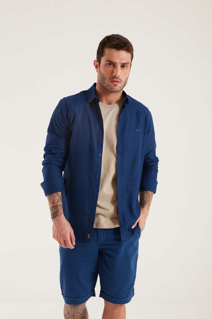 CAMISA CASUAL GG PRETO