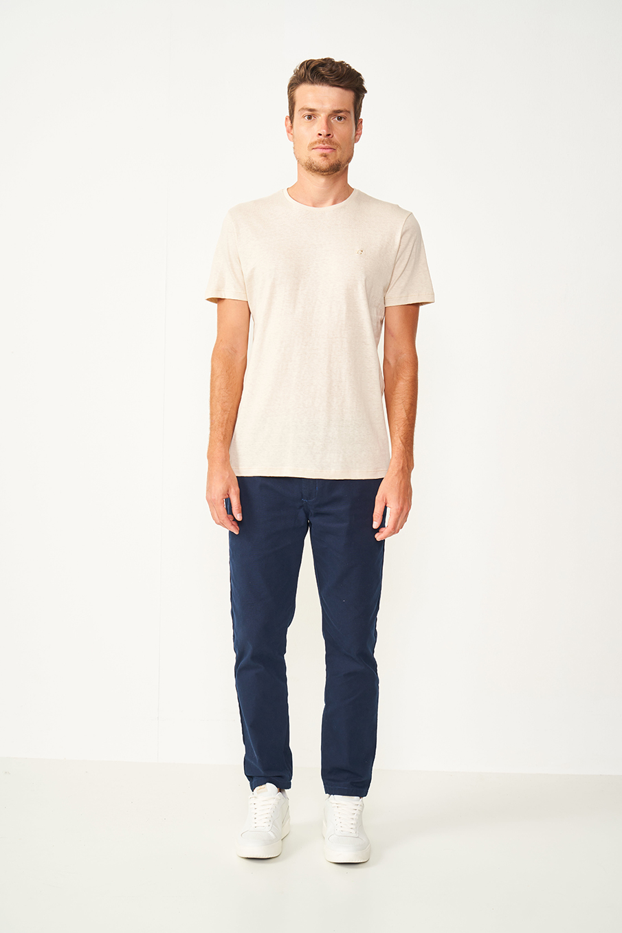 CAMISETA COLCCI P BEGE TAUPE