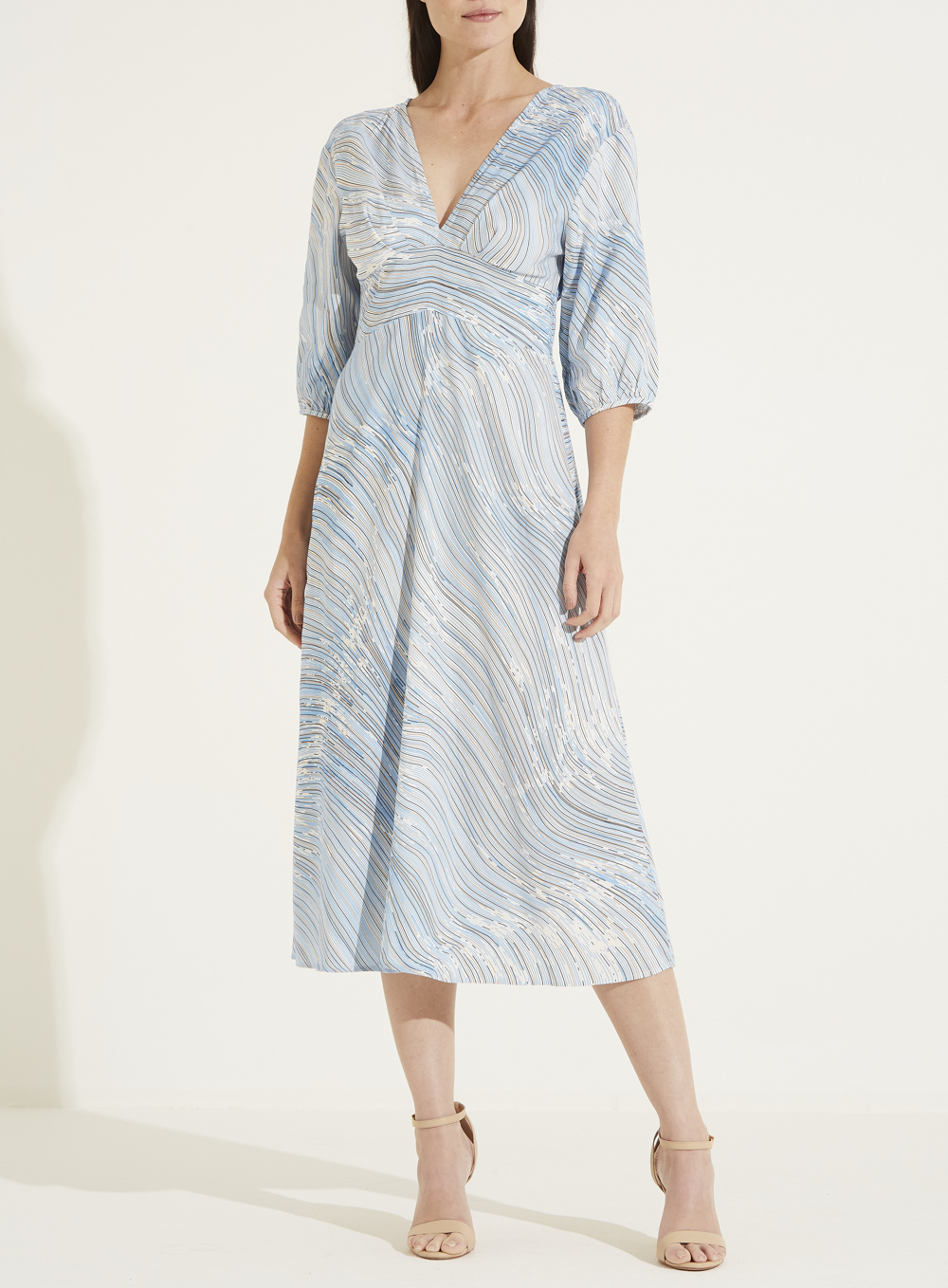 VESTIDO LINHO ESTAMPADO M REFLEXO