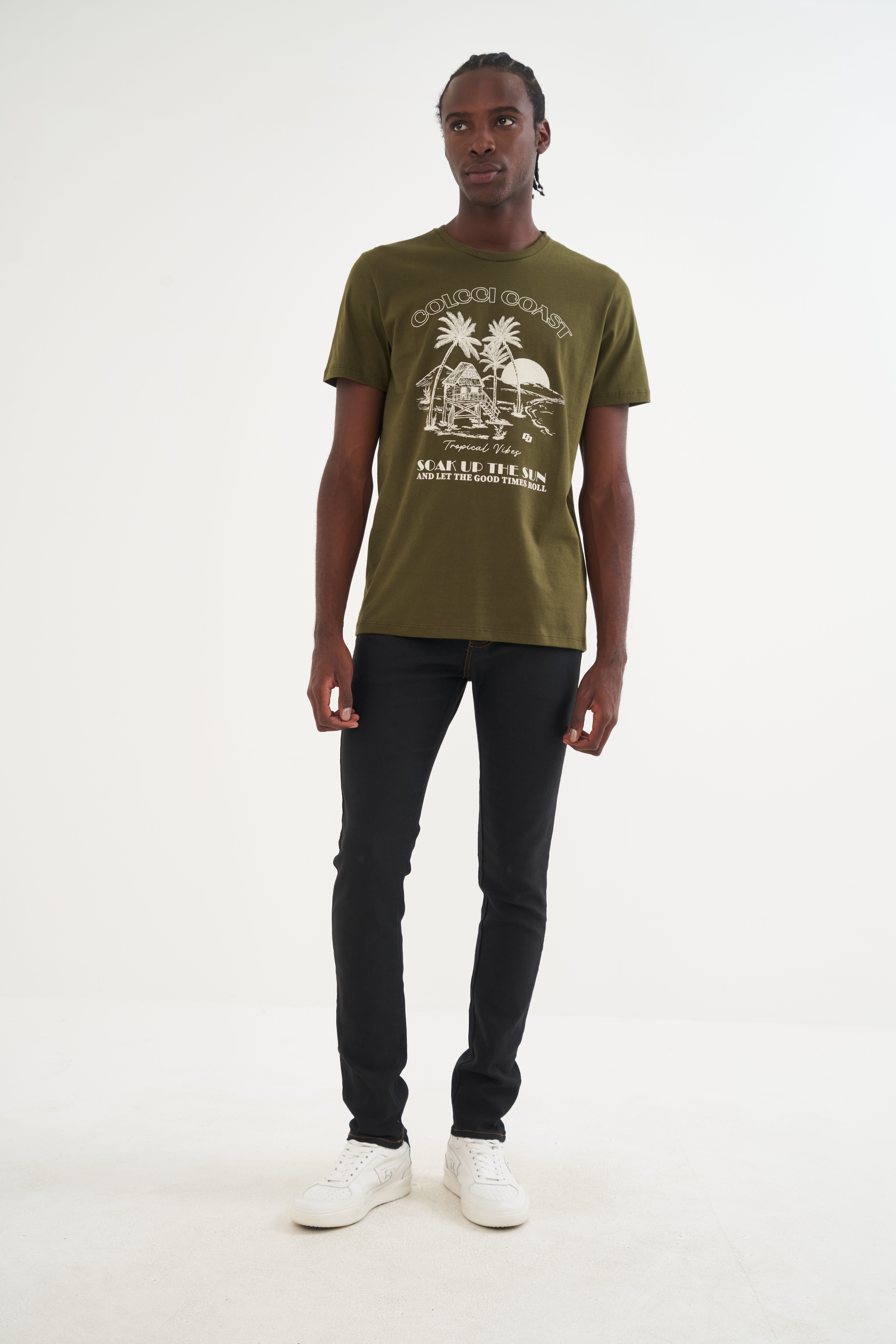 CAMISETA ESTAMPADA G VERDE CILANTRO