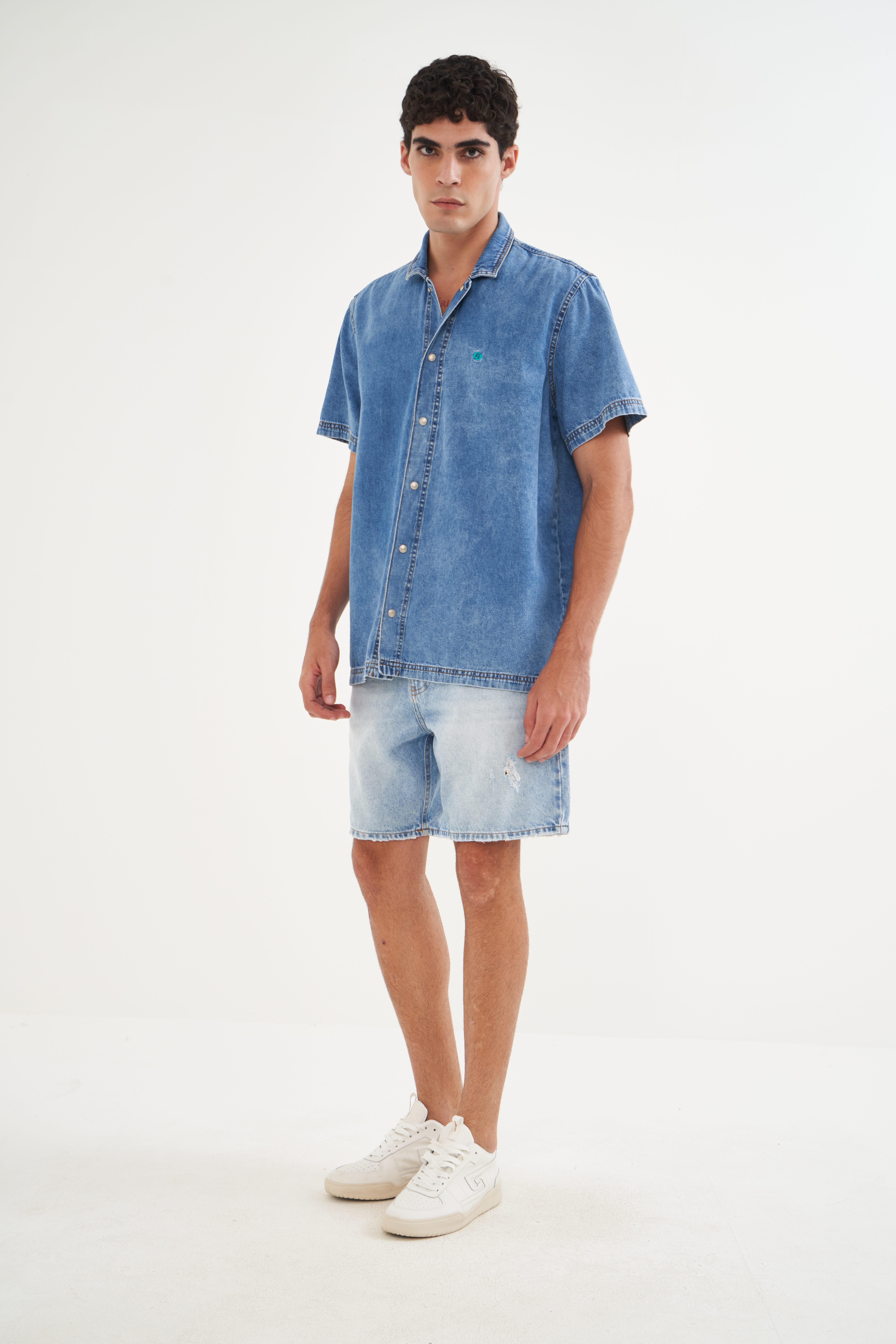 BERMUDA JEANS BONA 44 INDIGO