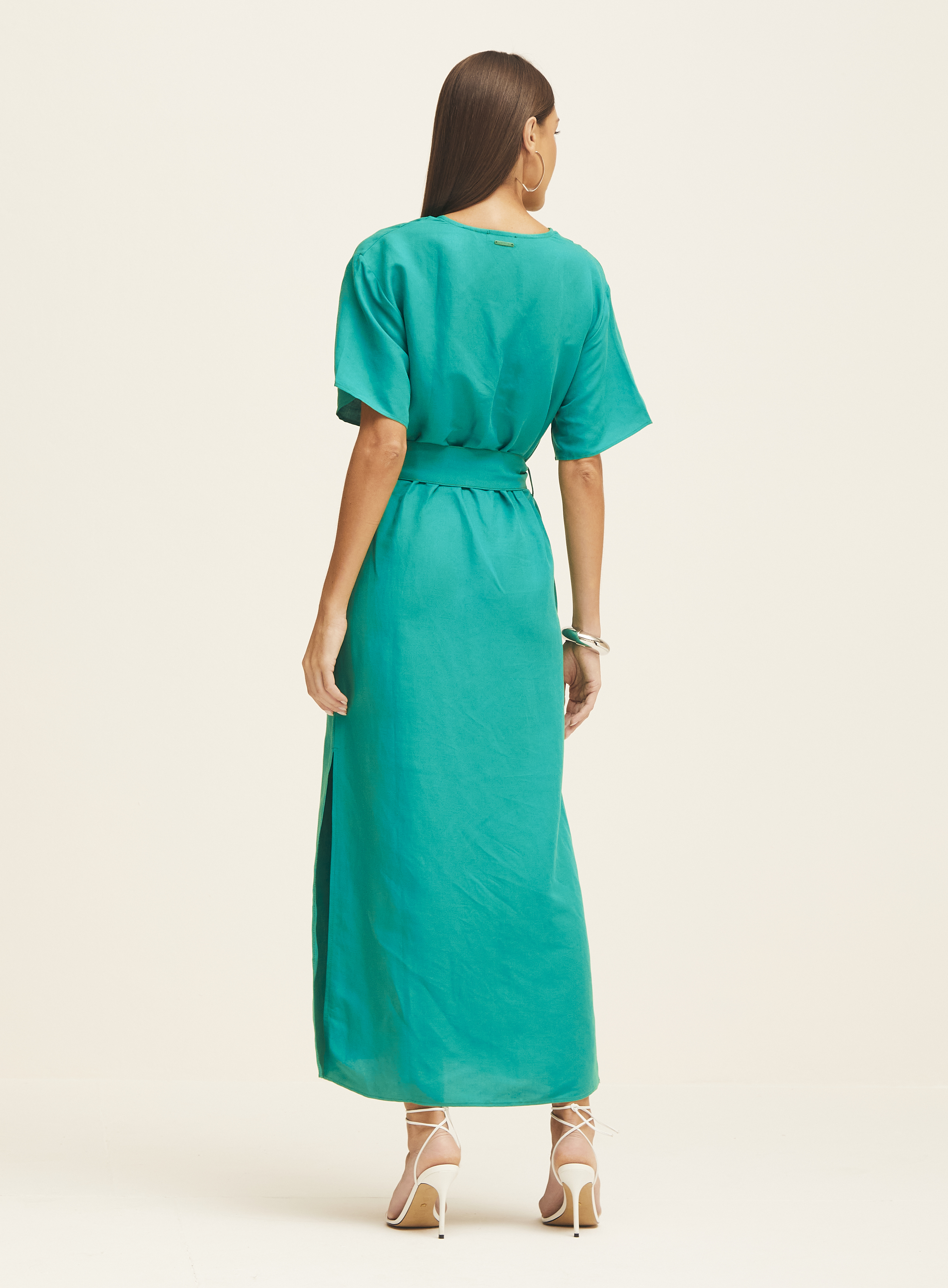 VESTIDO LINHO G VERDE JOLLY