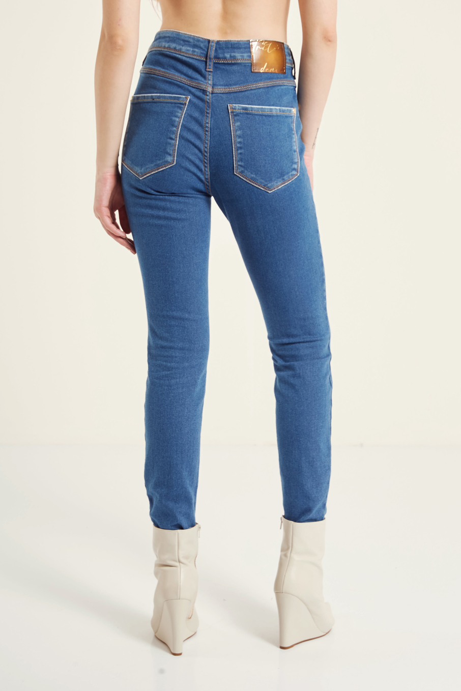 CALÇA JEANS MICHELE 38 INDIGO
