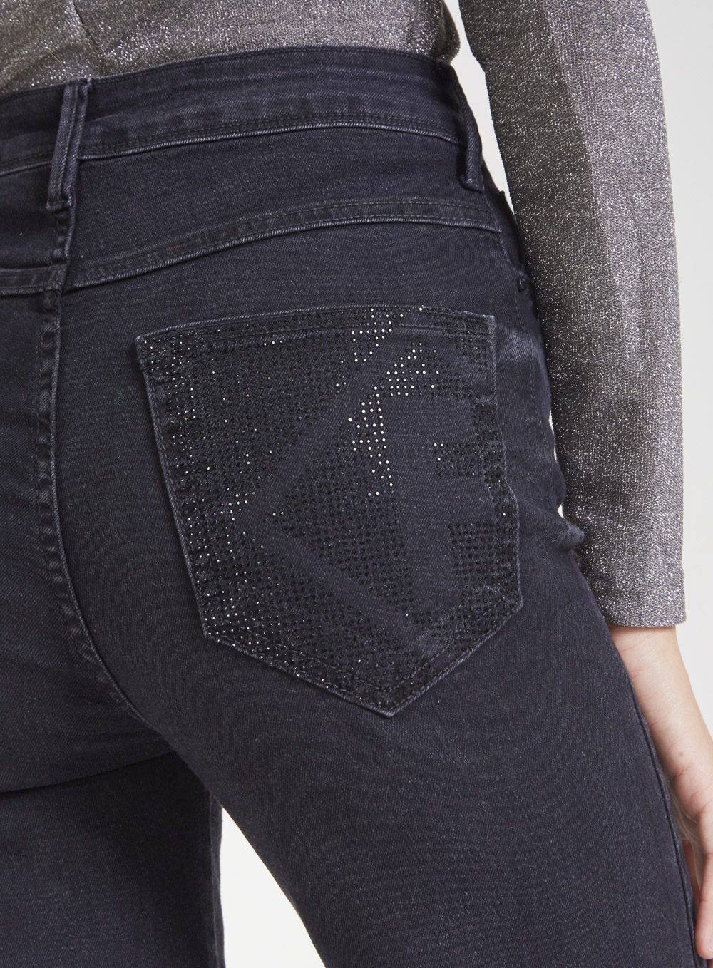 CALÇA JEANS LOUISE 36 IND.PRETO