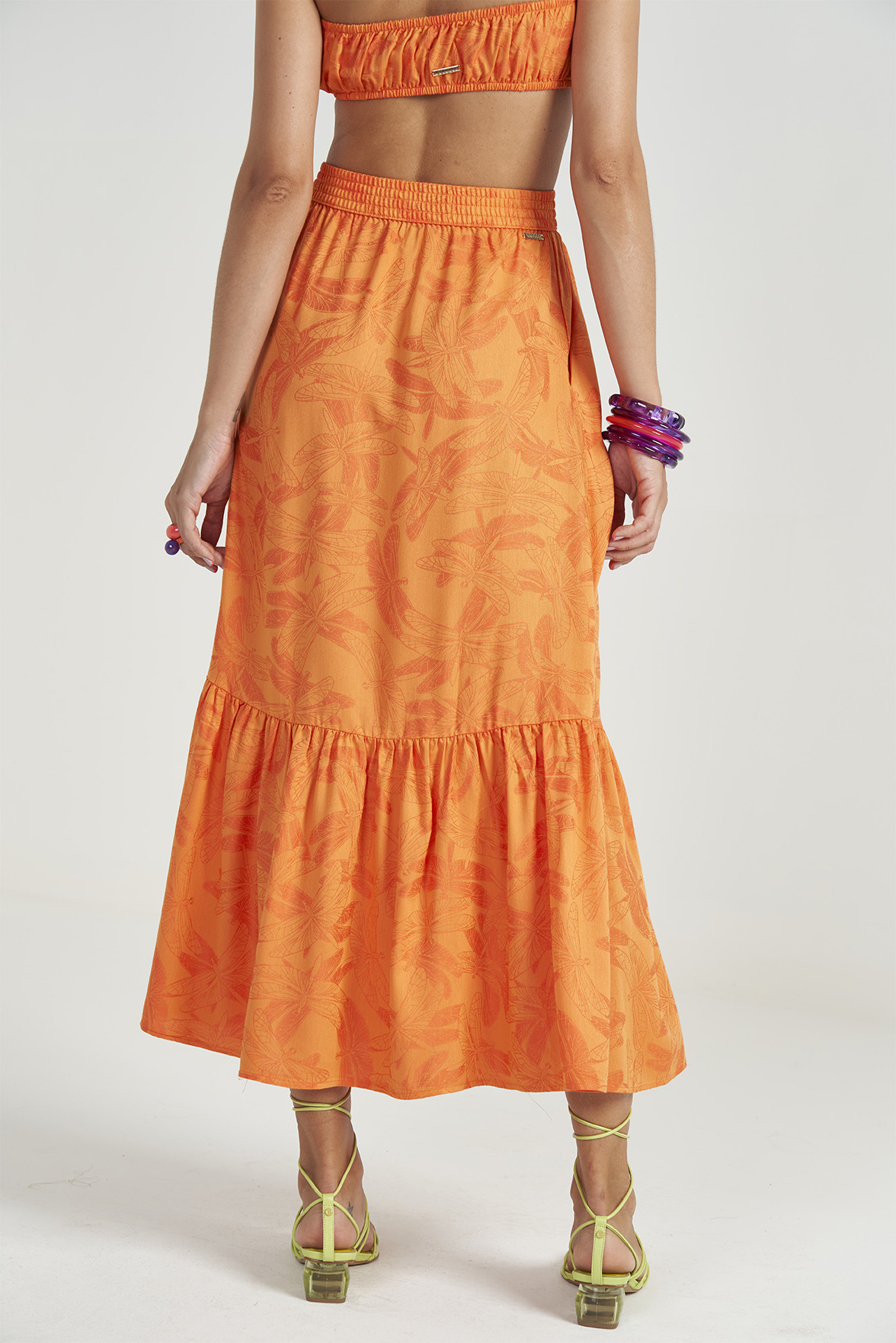 SAIA JACQUARD G LARANJA