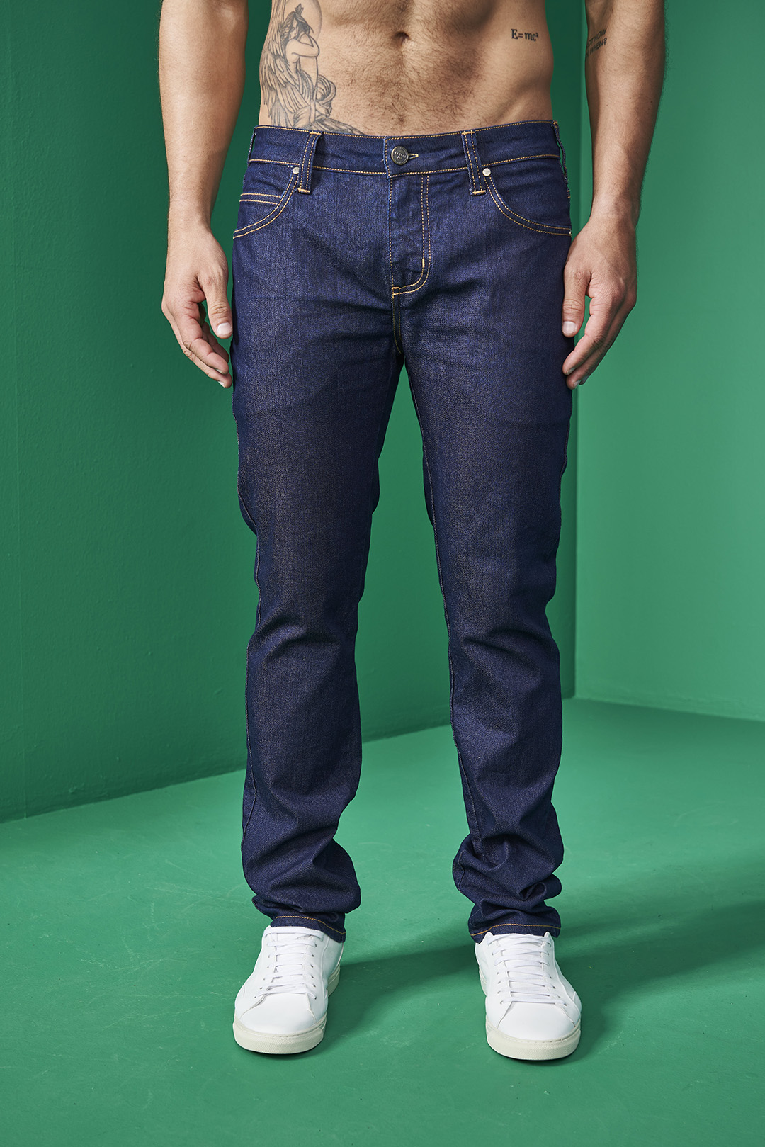 CALÇA JEANS ALEX SLIM 36 INDIGO