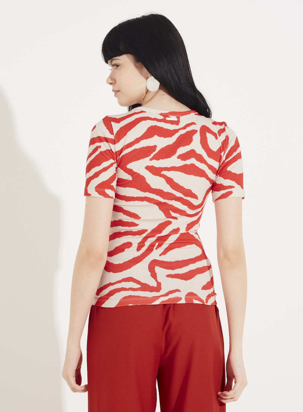 CAMISETA ESTAMPADA PP ANIMAL PRIN.RED