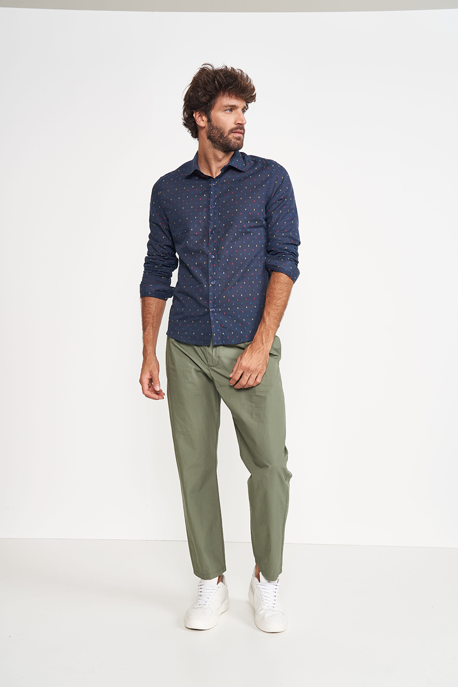 CAMISA RELAX P MAR/AMA/VERM/AZ