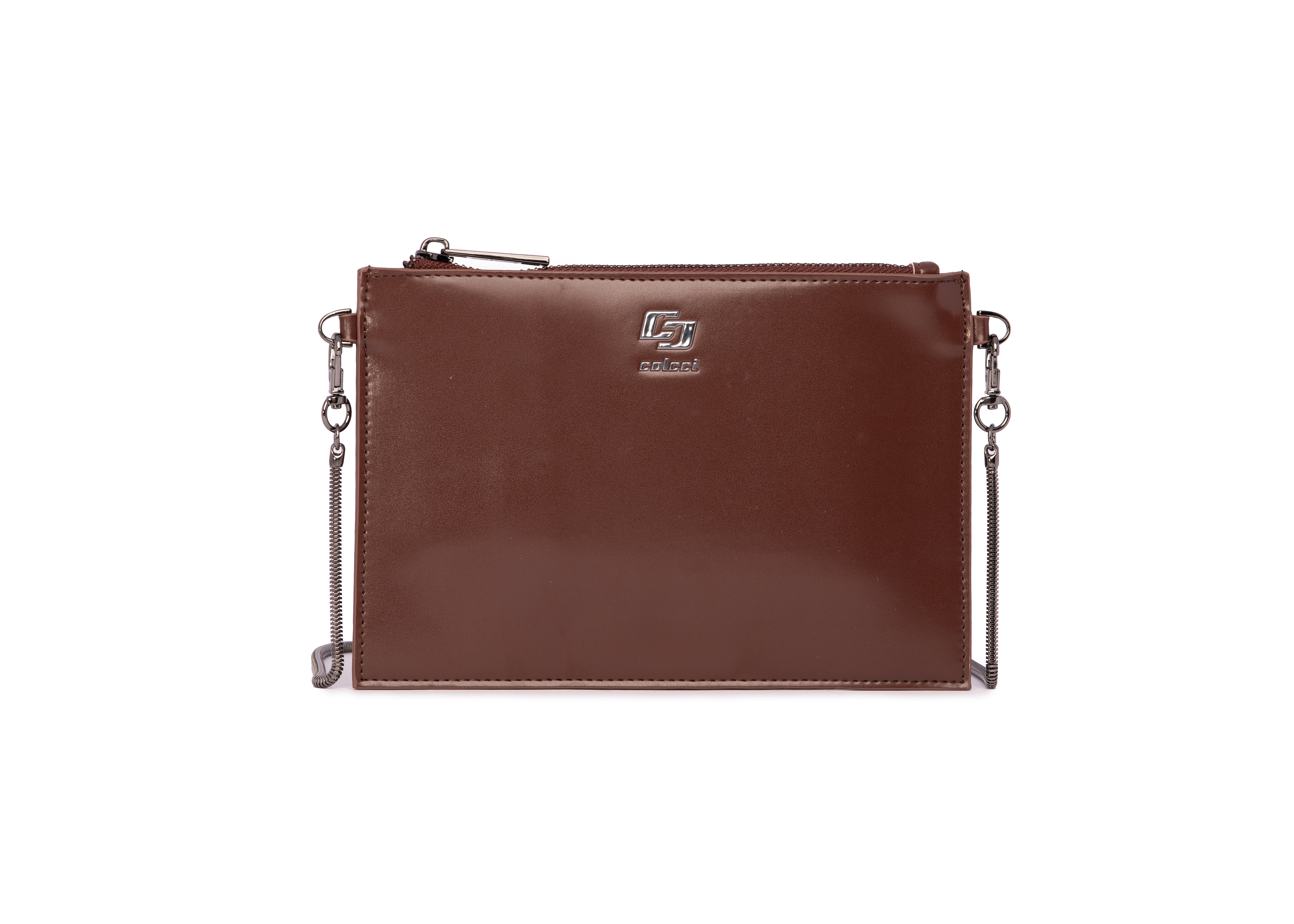 BOLSA COLCCI FEM FLAT BOX U PRETO