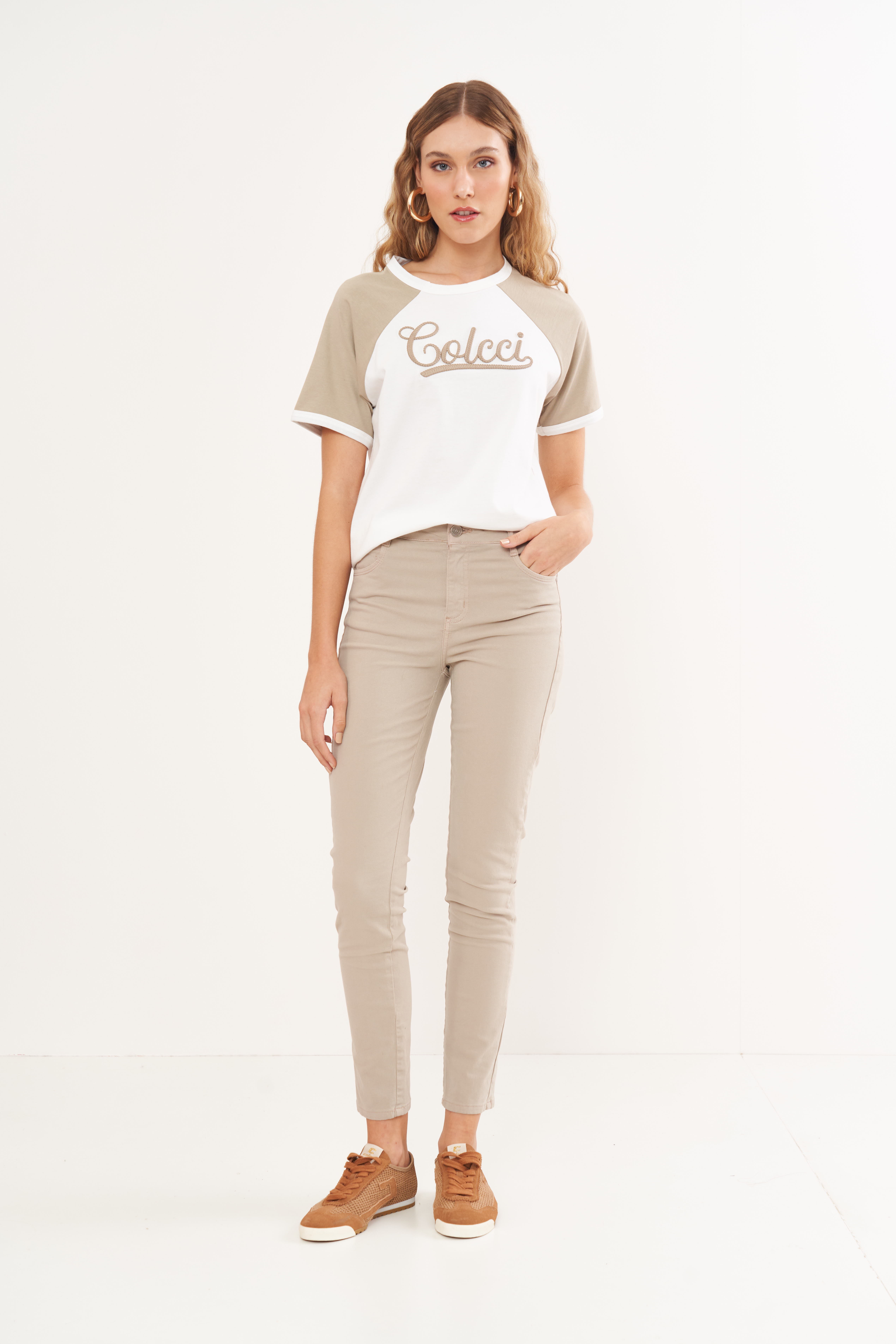 CALÇA SARJA BIA 38 PRETO