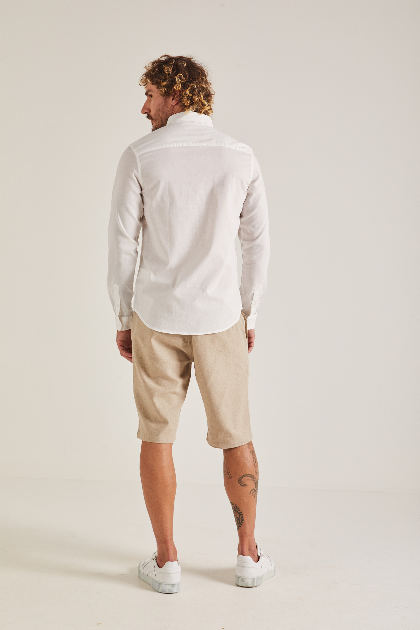 CAMISA LINHO RELAX G AMARELO
