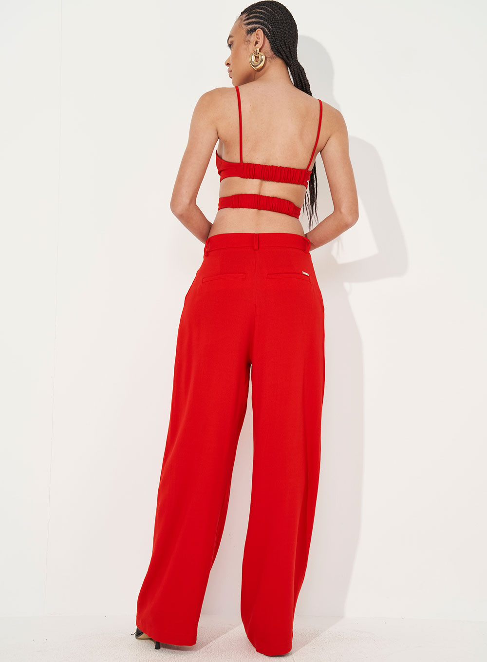 TOP COLCCI M VERMELHO SPARKL