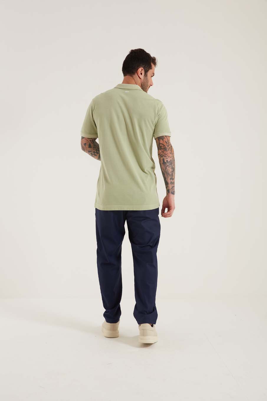 POLO TRITON M VERDE FRISE