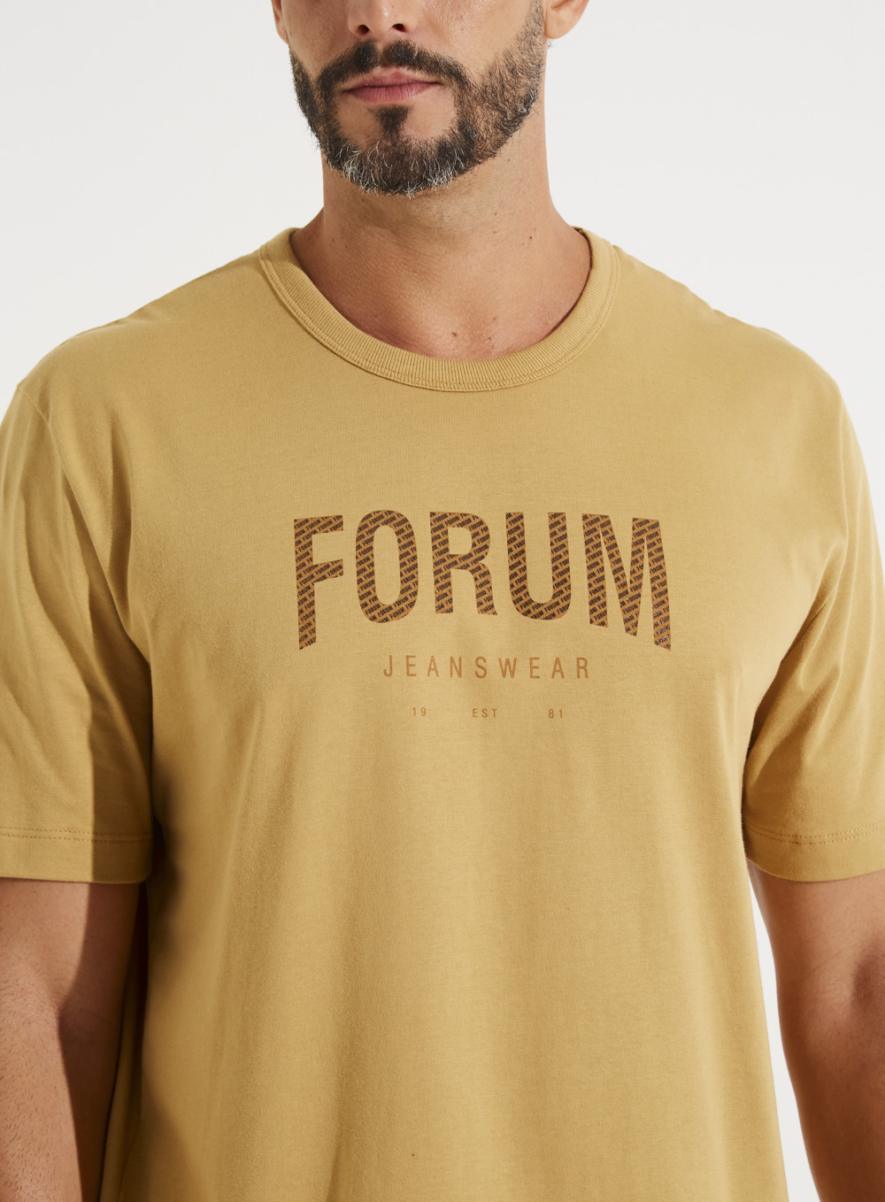 CAMISETA FORUM M BEGE SOYBEAN