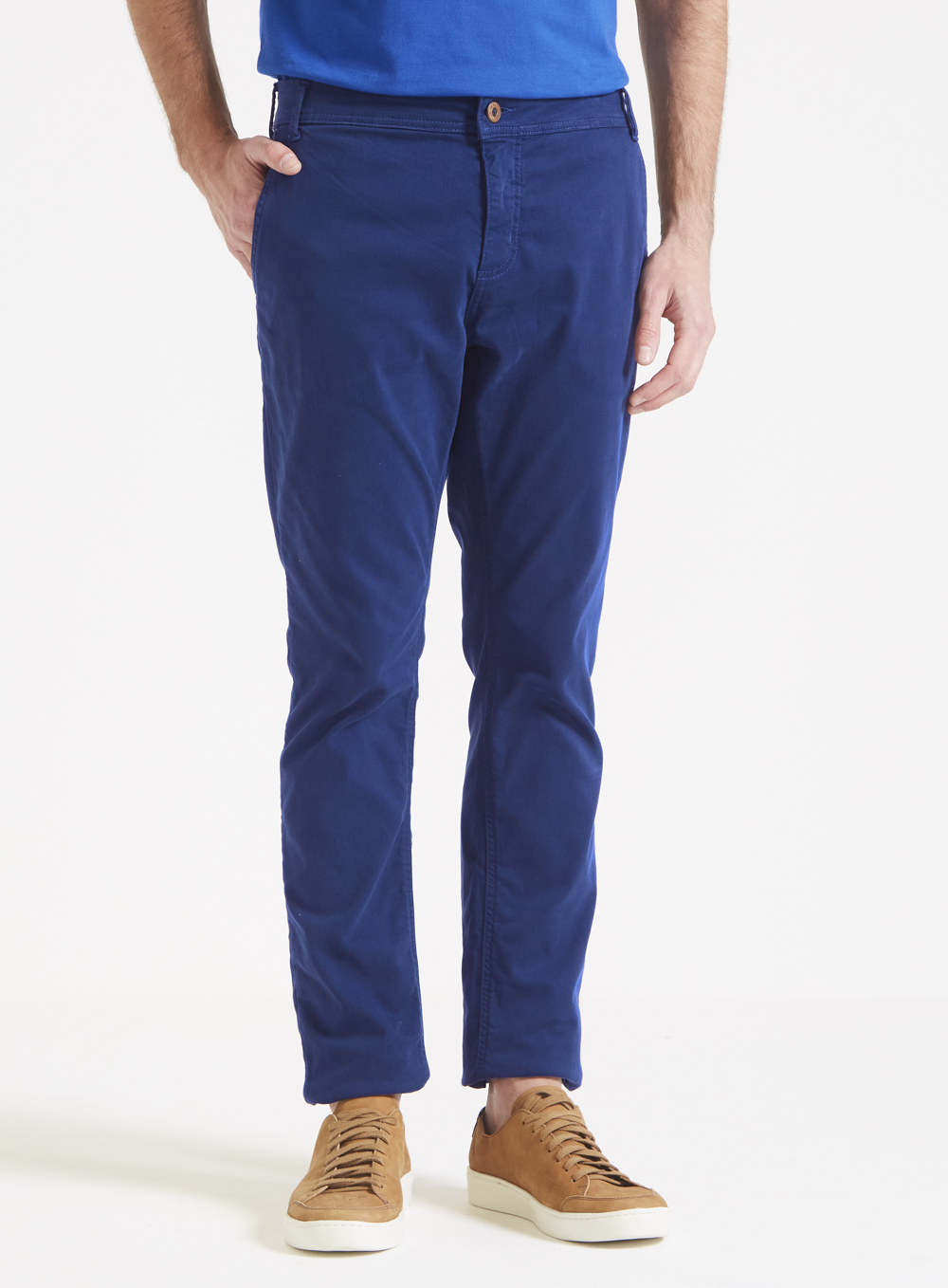 CALÇA SARJA IGOR SKINNY 40 AZUL DARKNESS