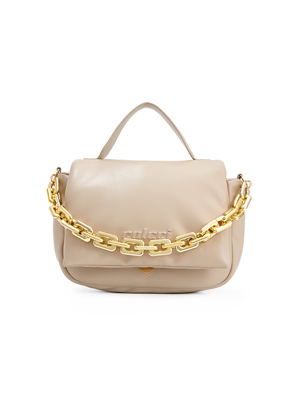BOLSA COLCCI FEM TOTE CORRENTE PILLOW U BEGE TAUPE