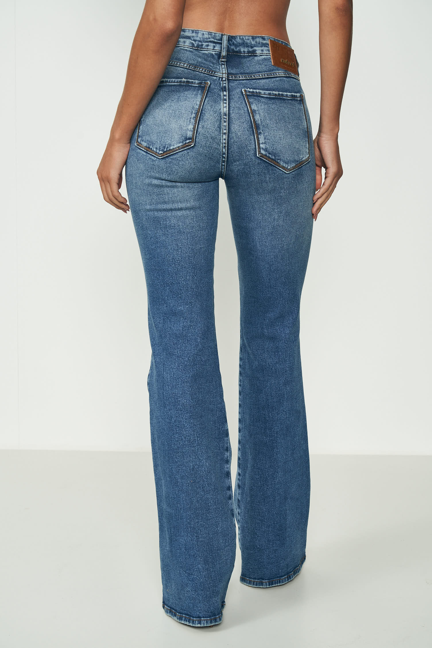 CALÇA JEANS BIA FLARE 34 INDIGO