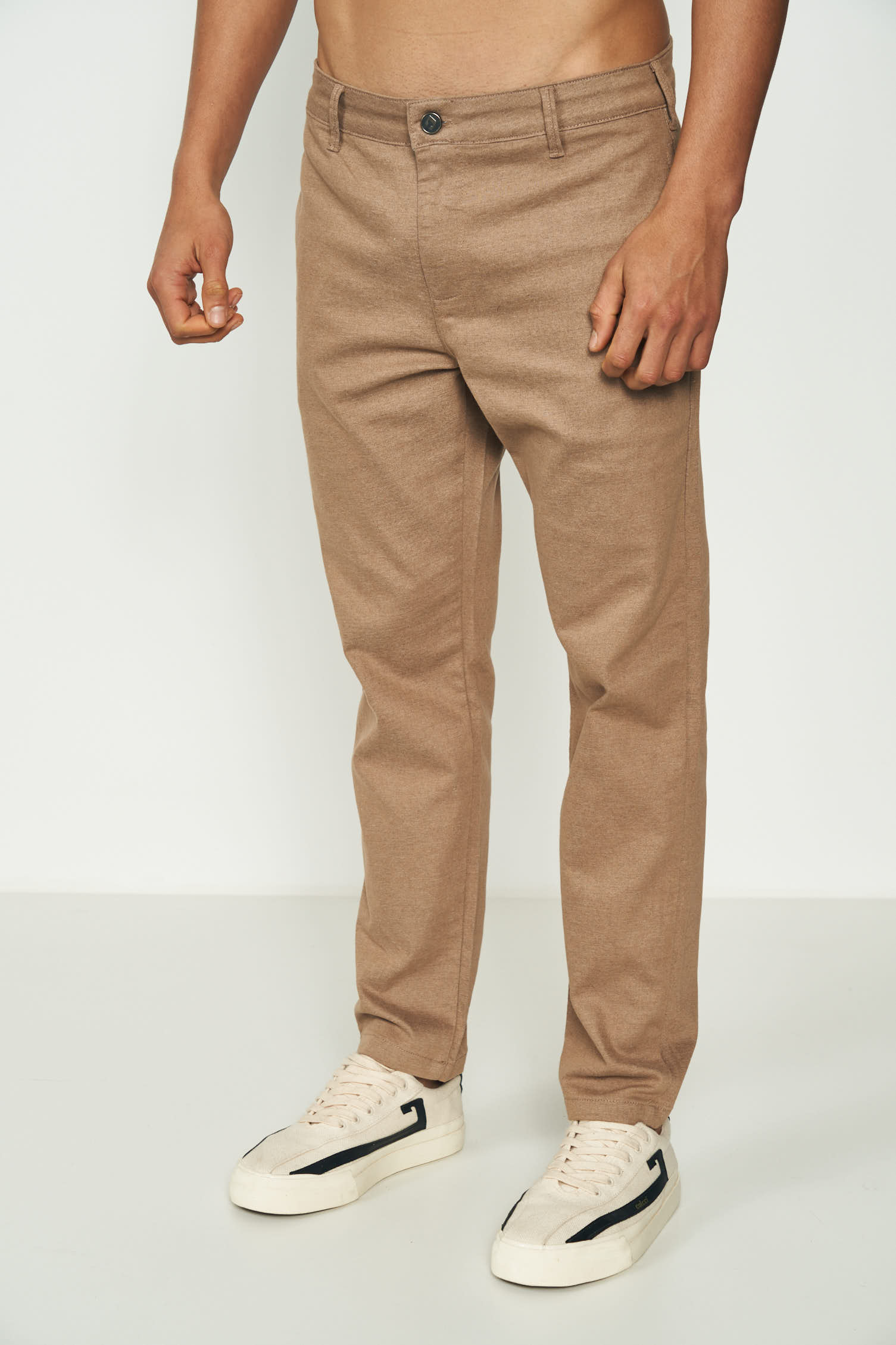 CALÇA SARJA NEW CHINO 48 CINZA LAYLA