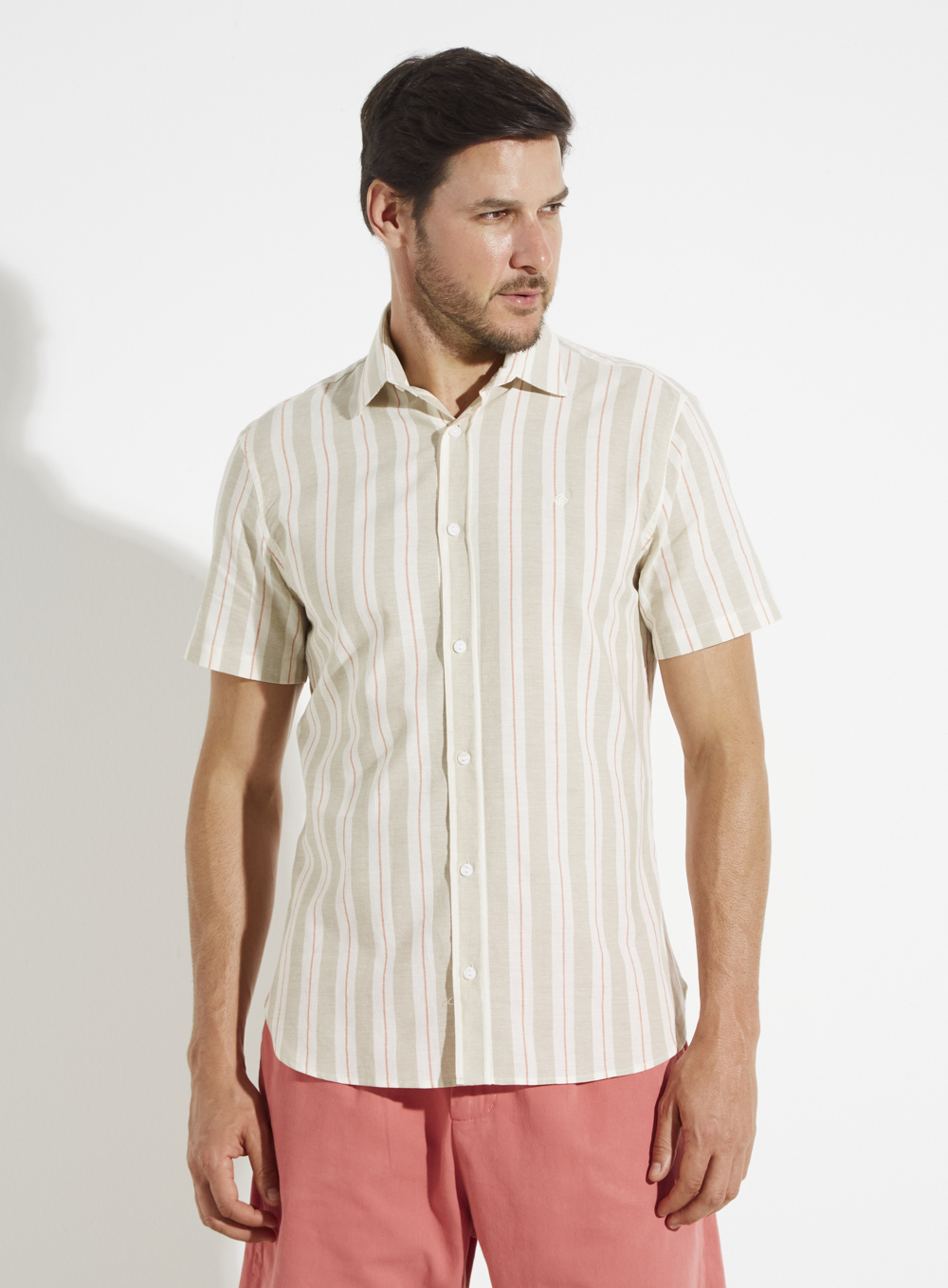 CAMISA LINHO LISTRADA ST BARTHS P LISTRADO