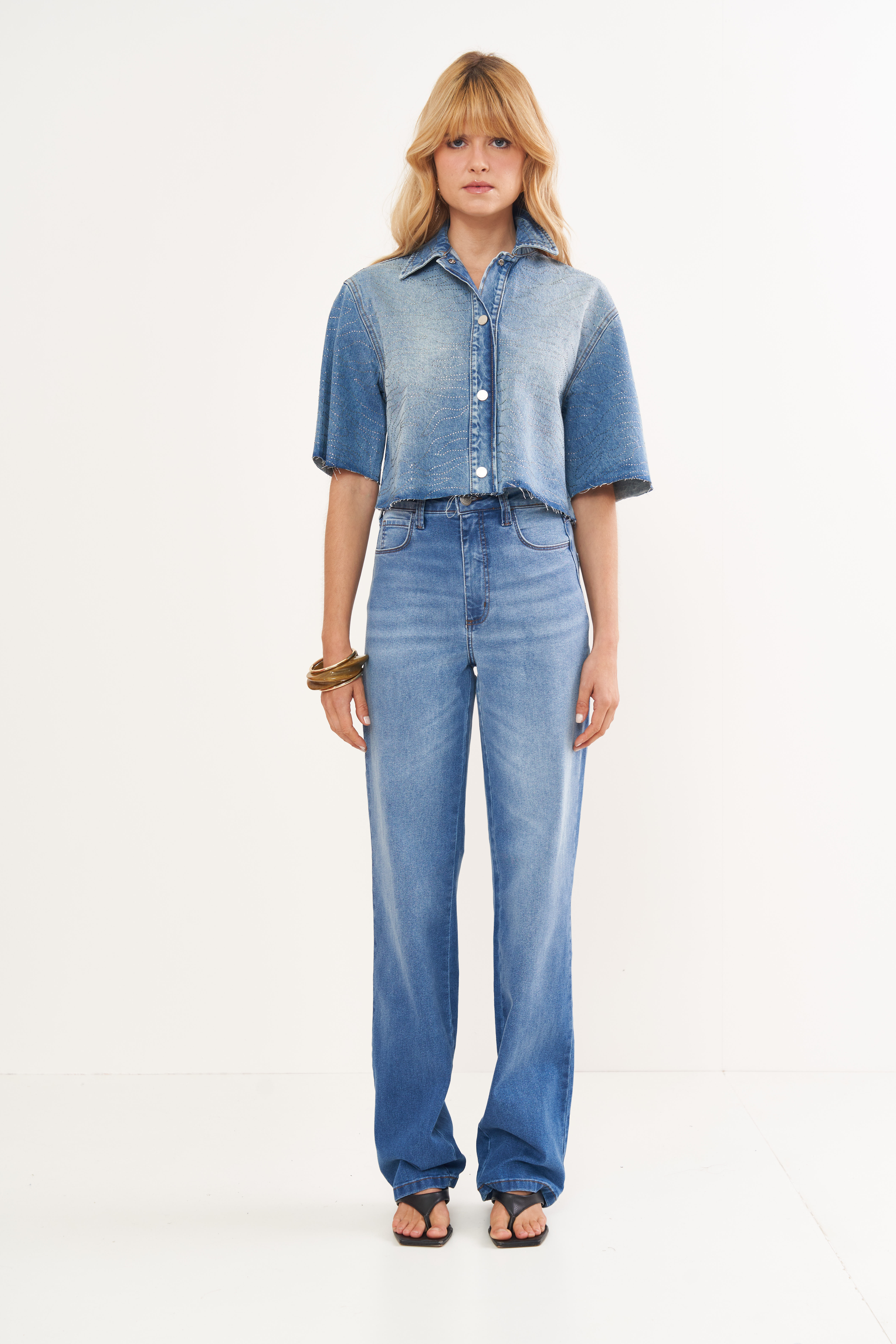 CALÇA JEANS JULIETTE STRECH 42 INDIGO