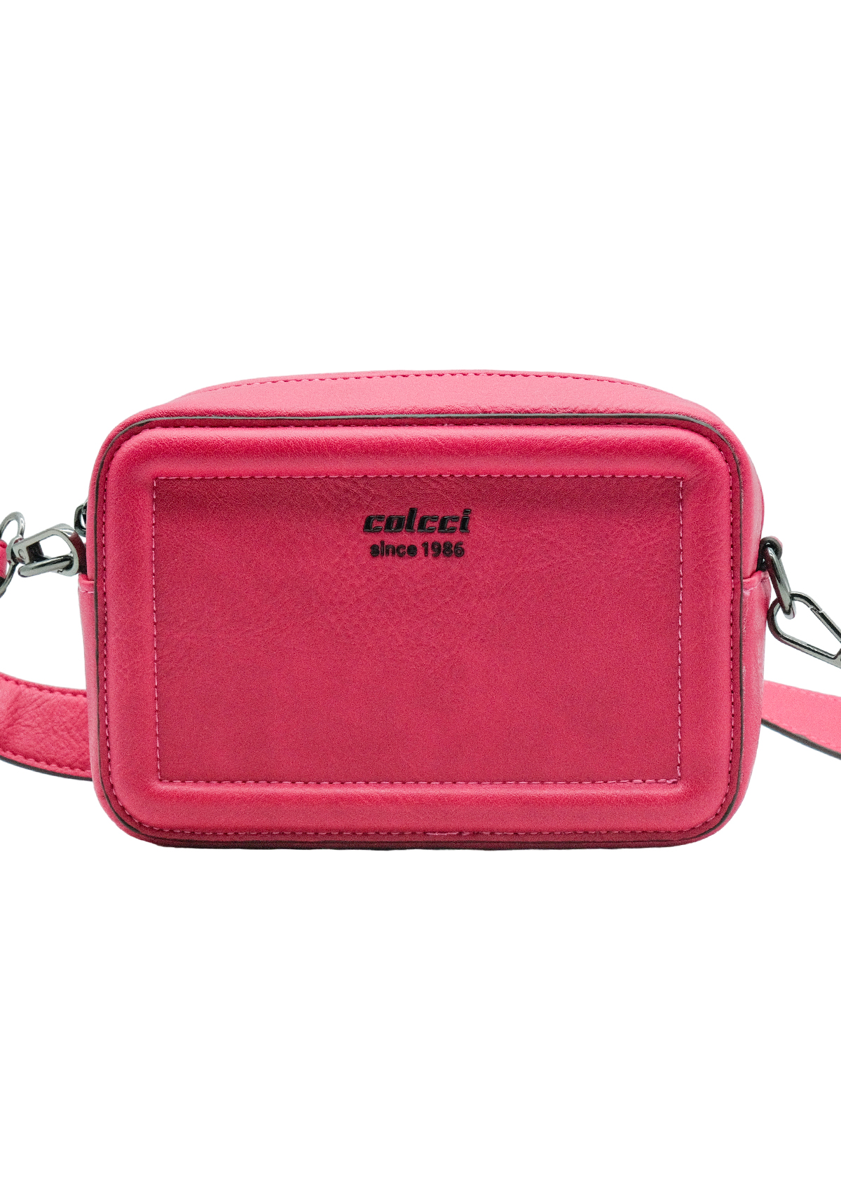 BOLSA COLCCI FEM CAMERA BAG TEXTURA U PRETO