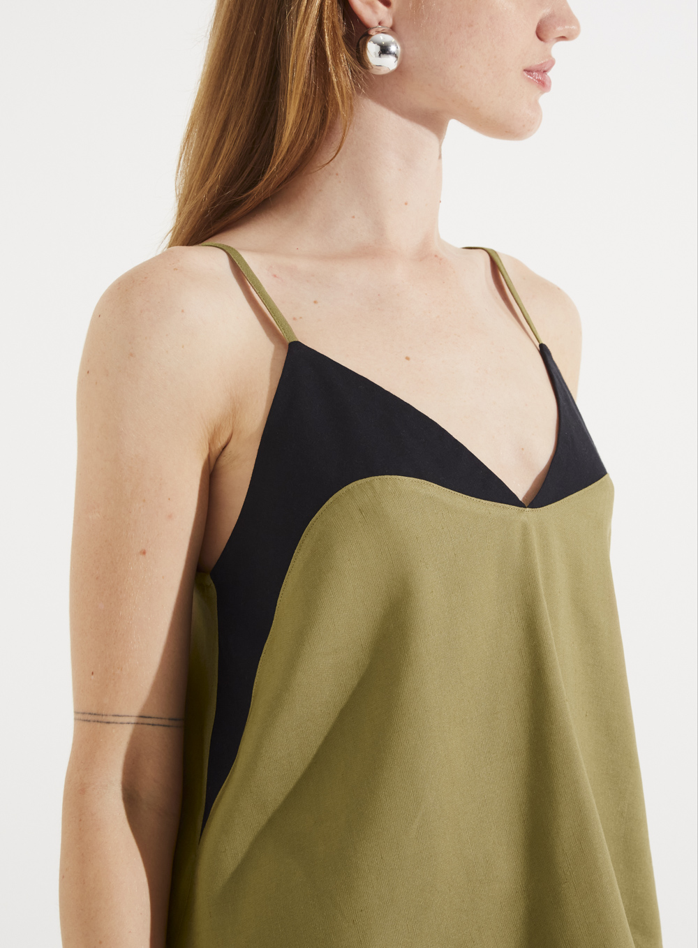 BLUSA LINHO M PRETO/OFF