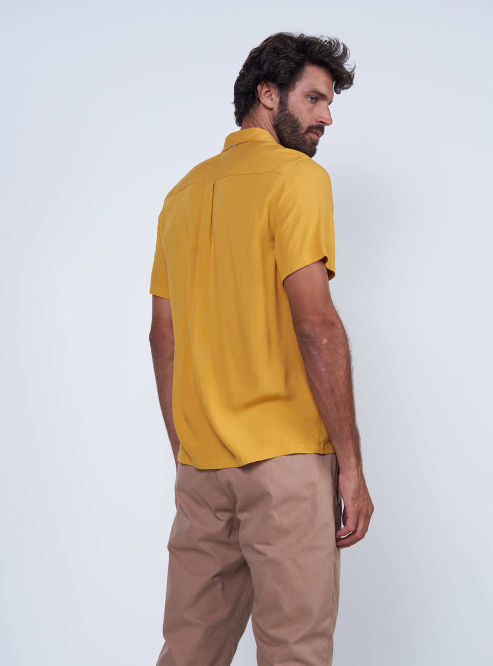 CAMISA RELAX GG AMARELO OCHRE