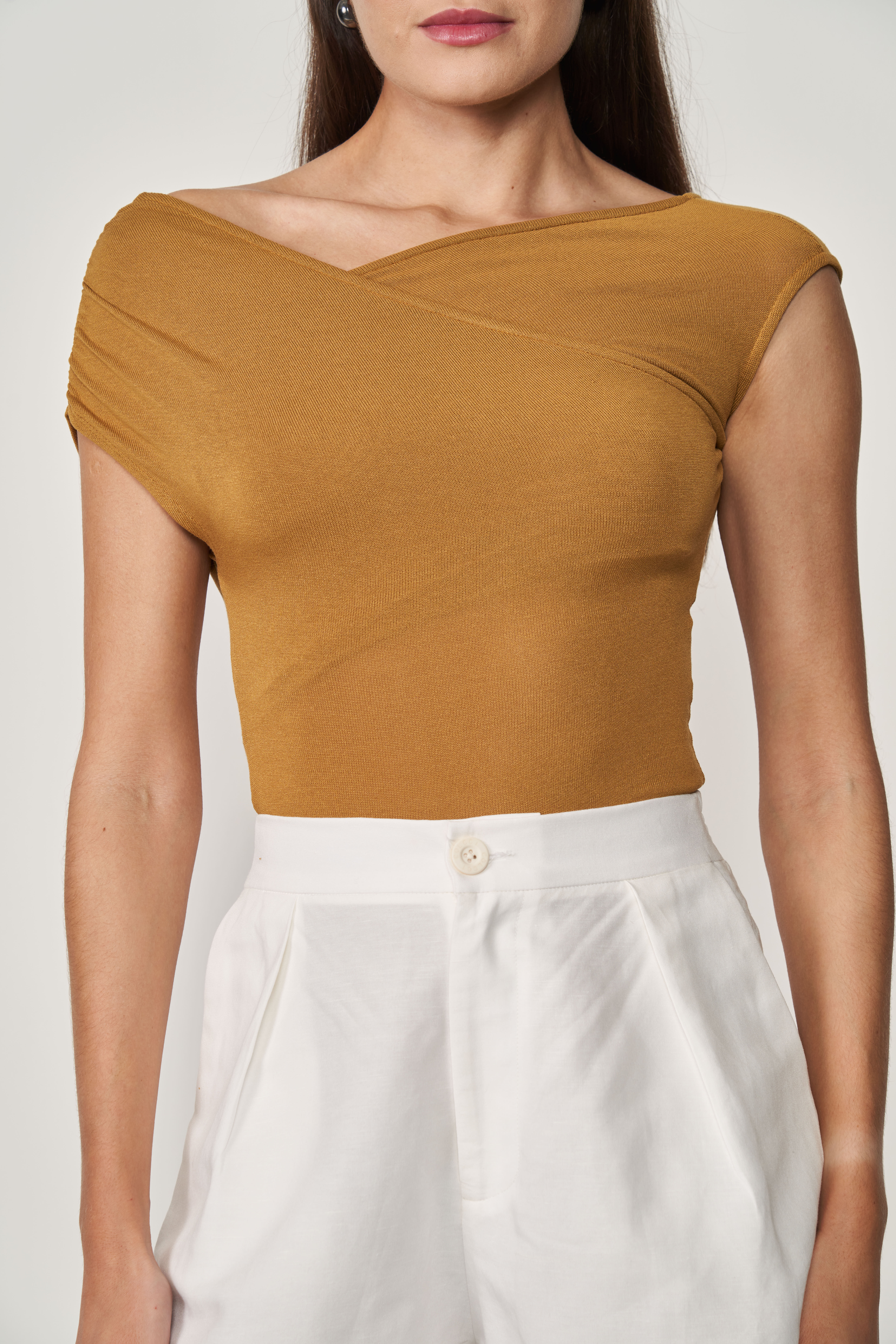 BLUSA COLCCI PP MARROM EBBELA