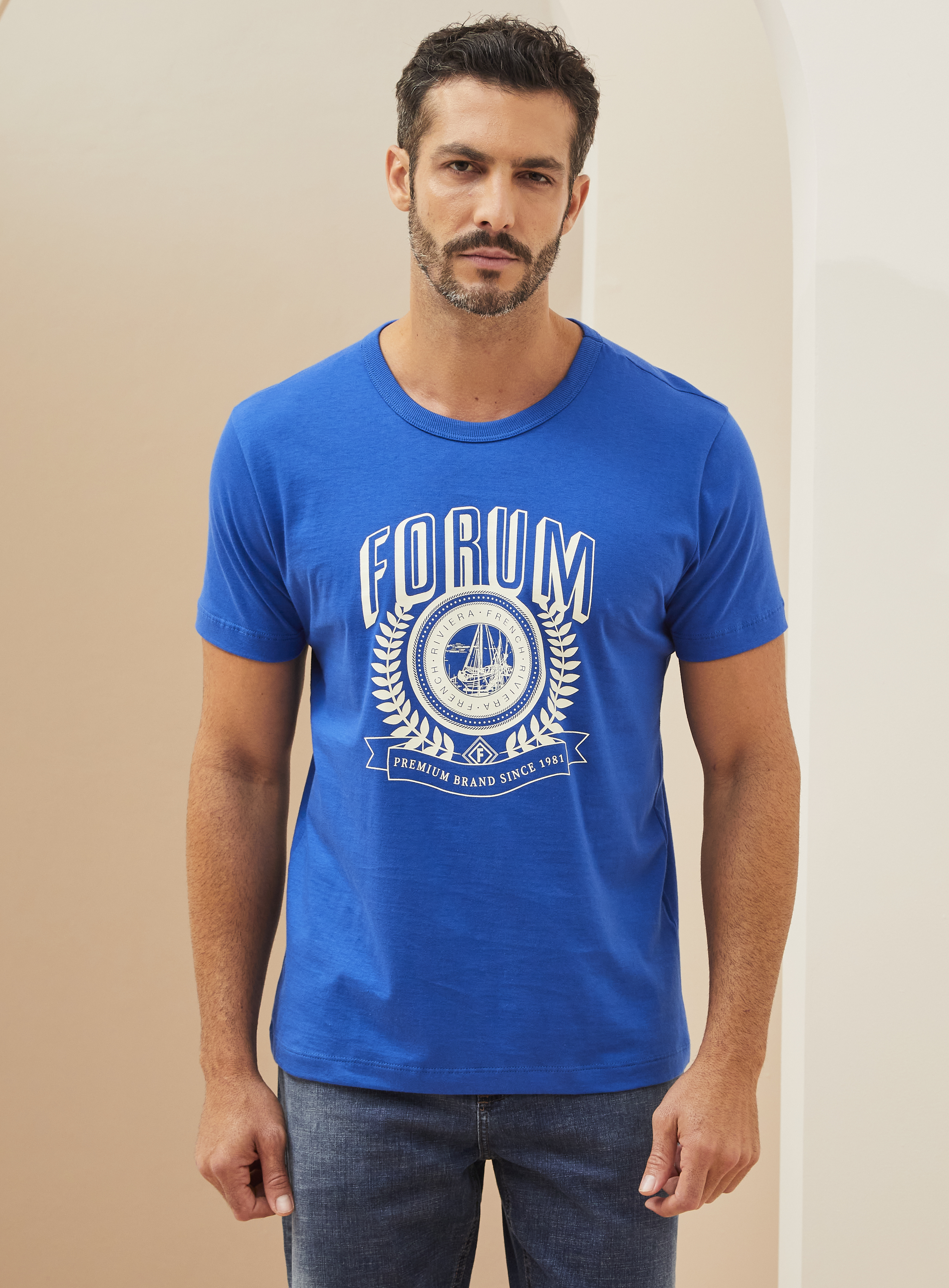 CAMISETA FORUM G AZUL SAPPHIRE