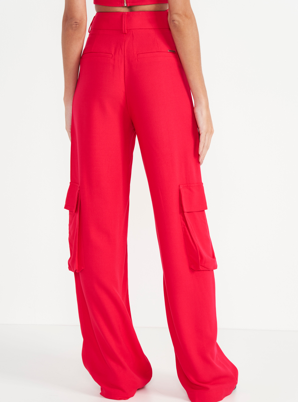 CALÇA COLCCI 42 VERMELHO FOLIE