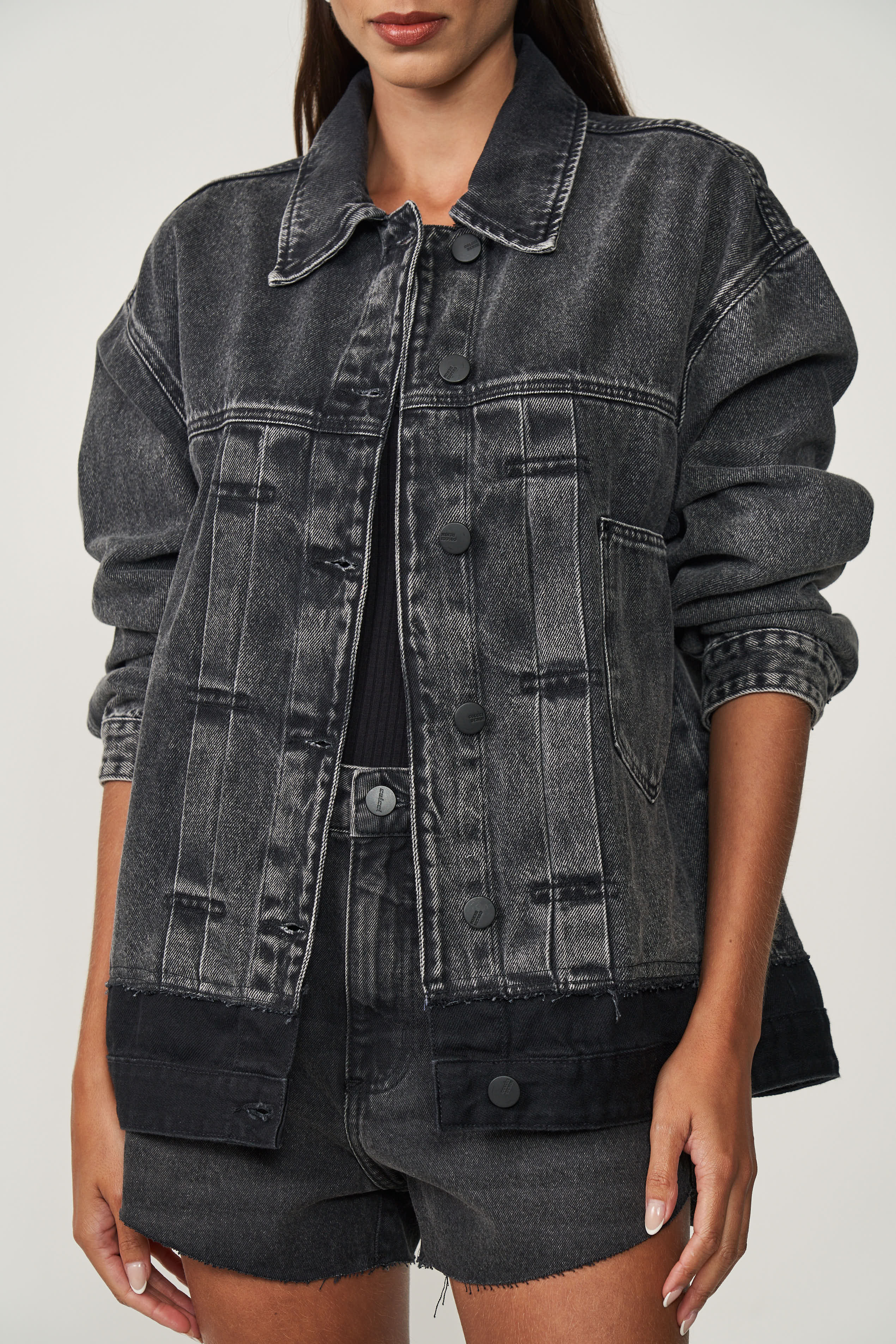 JAQUETA JEANS M IND.PRETO