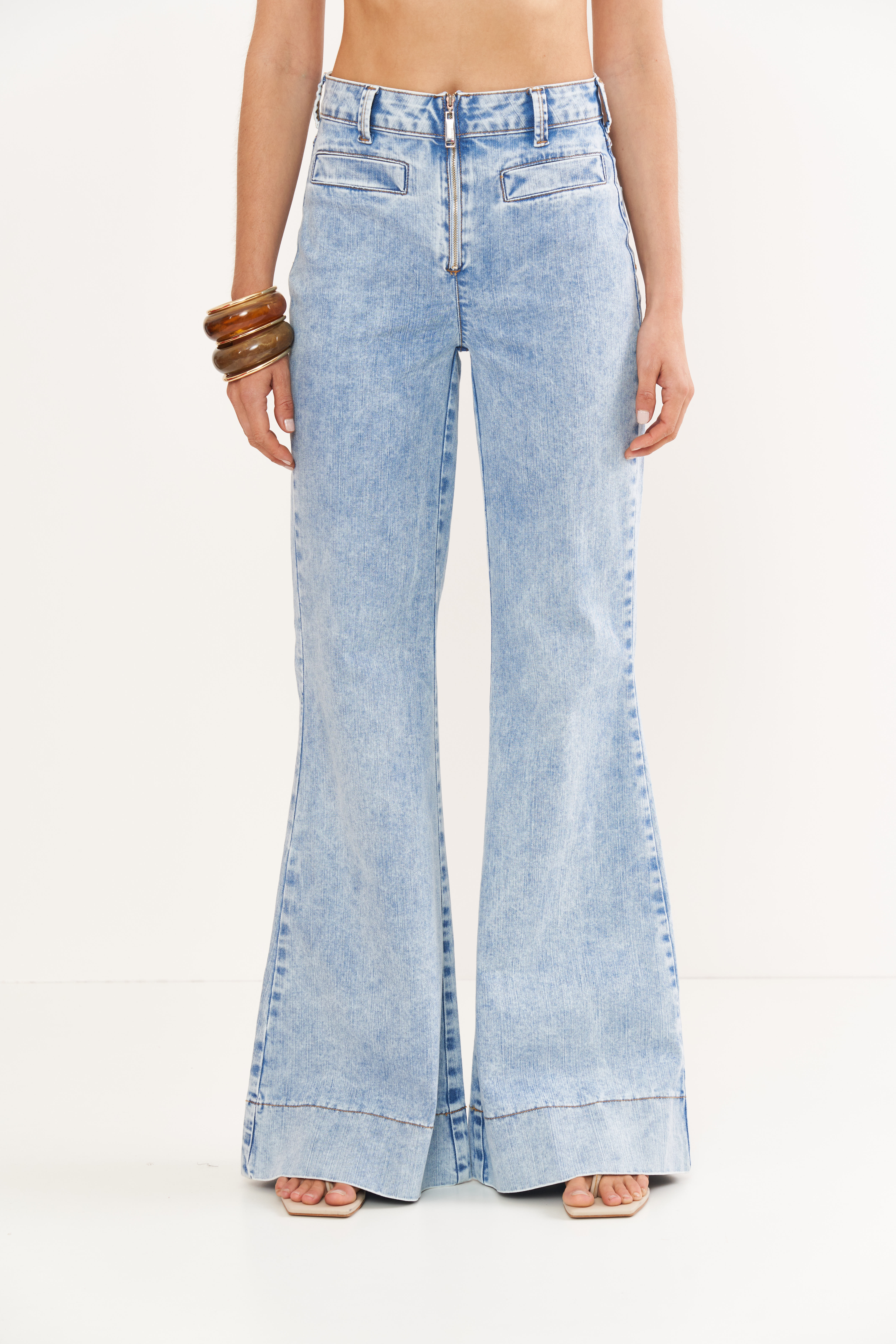 CALÇA JEANS BRUNA BOOT CUT 42 INDIGO