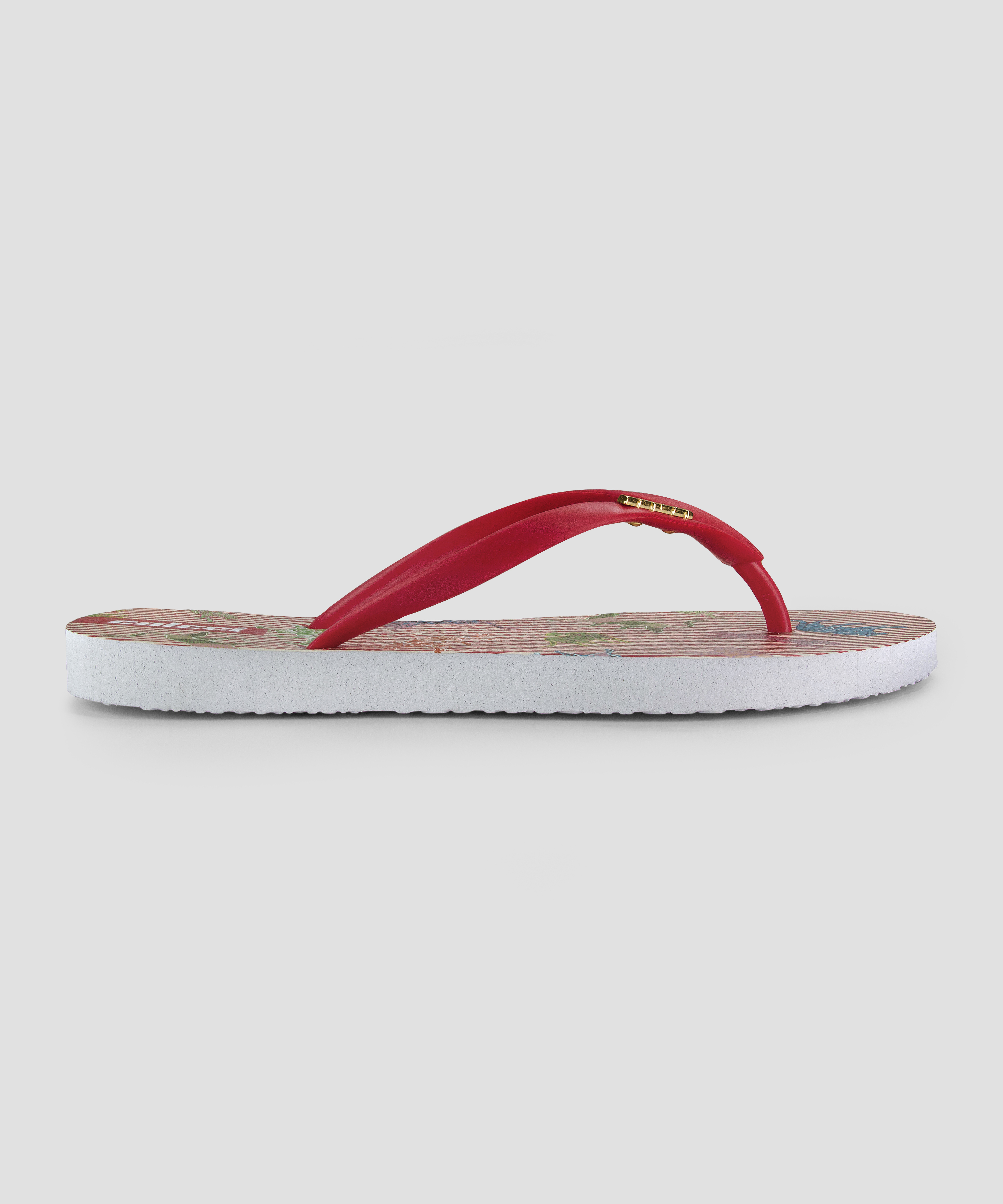 SANDALIA FEM COLCCI ONCARIA LISTRA 33-34 VERMELHO