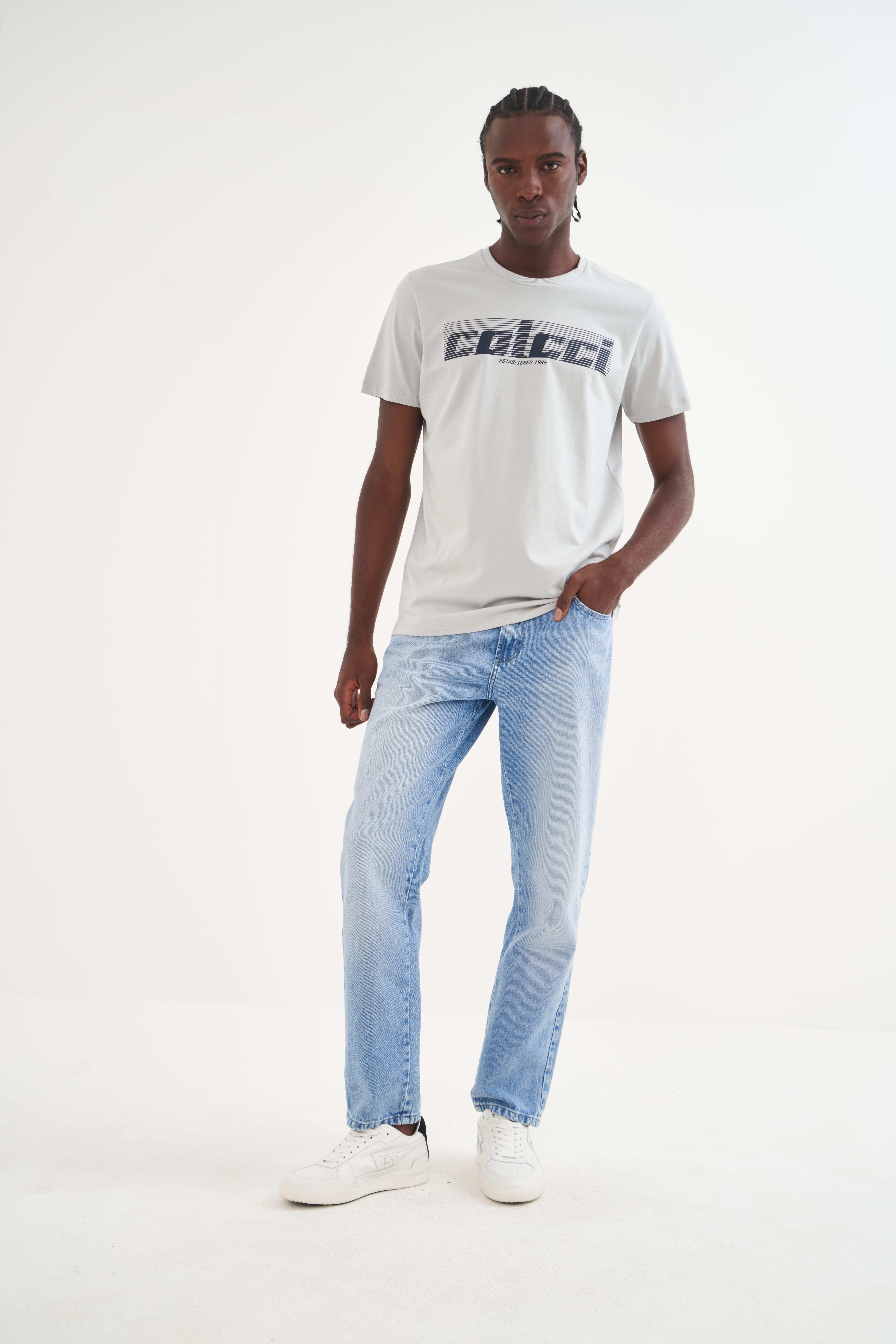 CAMISETA COLCCI P CINZA CASTELO